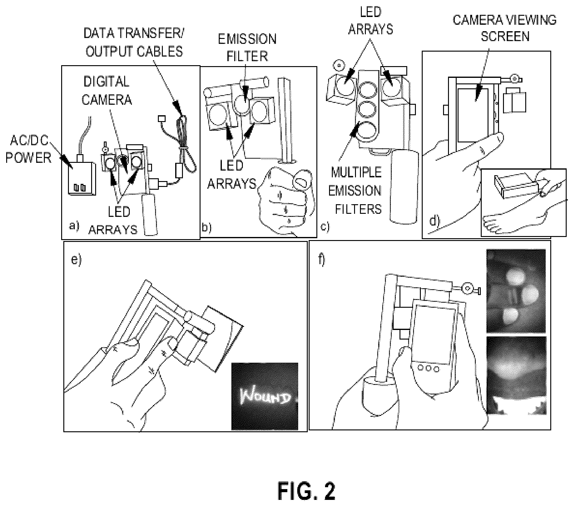 Patent US12616372 Figure 3 – Devices, methods, and systems for fluorescence-based imaging and detection of location(s) and/or source(s) of potential contamination and/or pollution