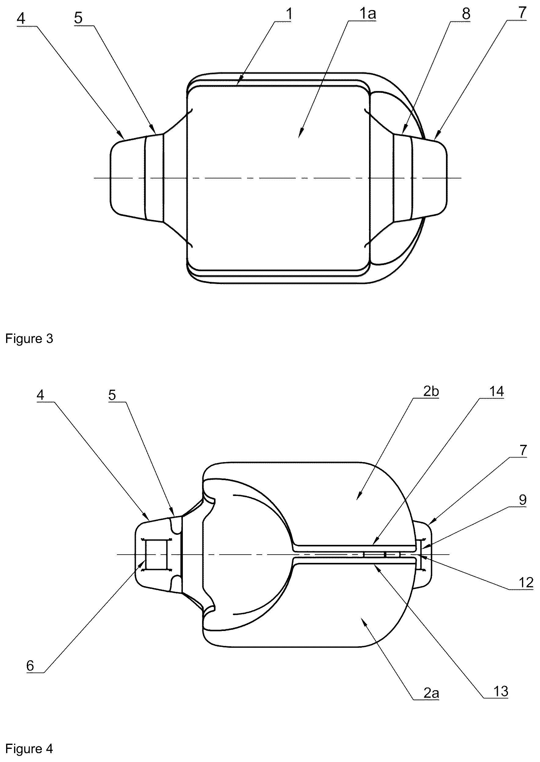 Patent US12616378 Figure 2 – Sensor device for ascertaining inflammation-relevant vital parameters