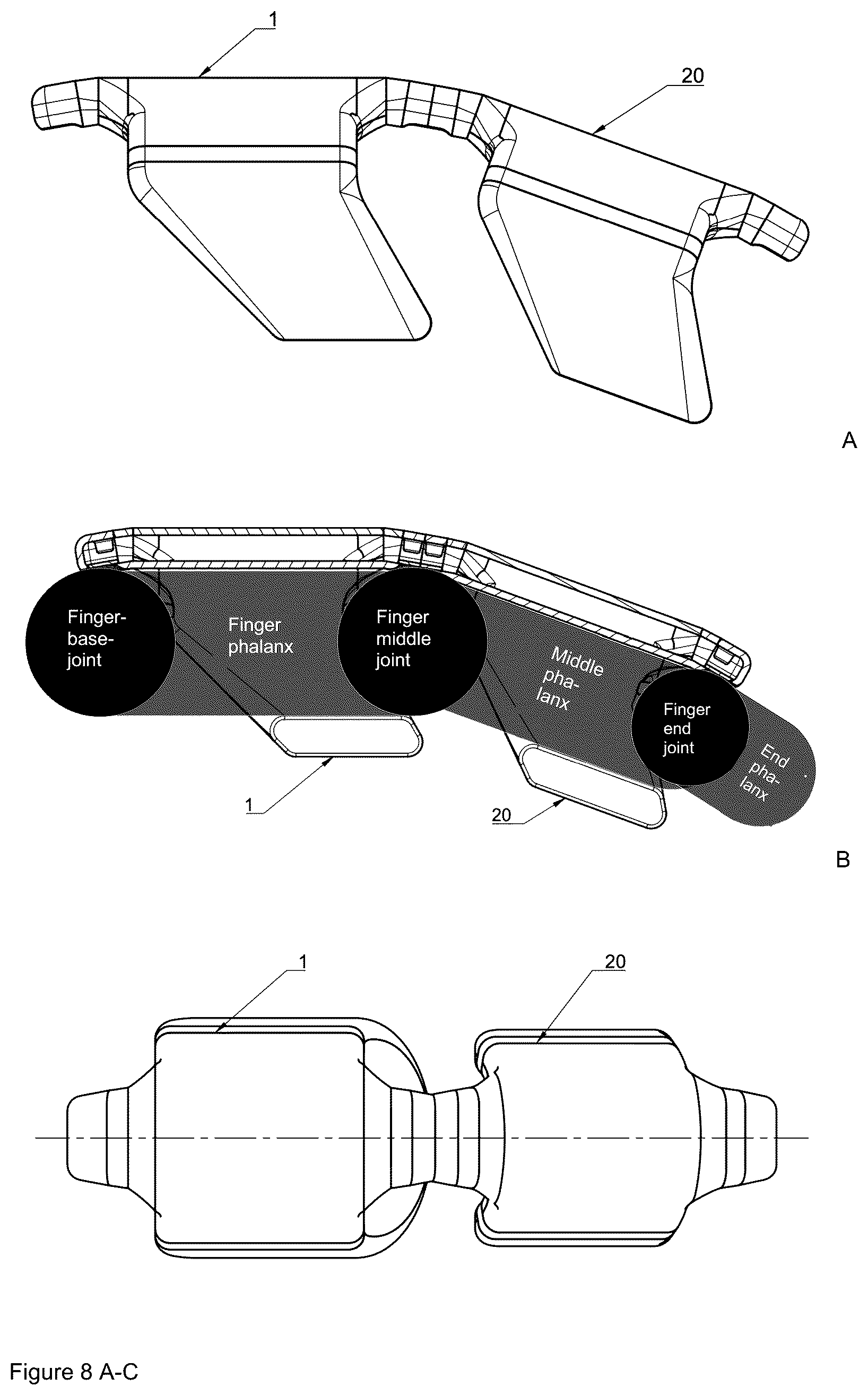 Patent US12616378 Figure 5 – Sensor device for ascertaining inflammation-relevant vital parameters