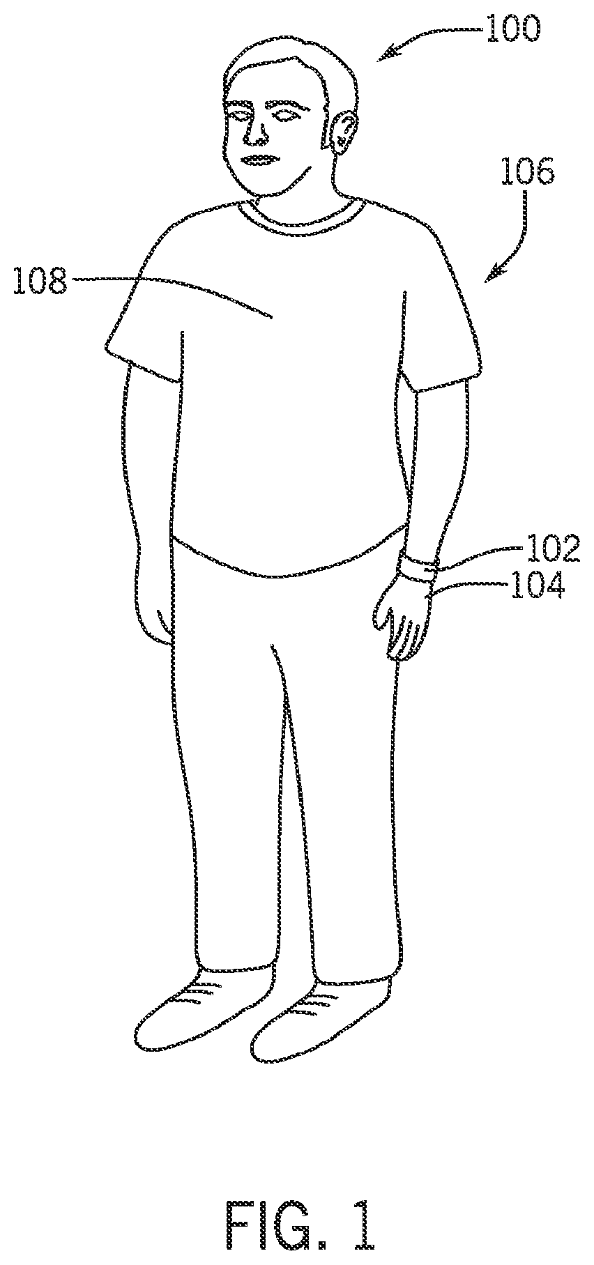 Patent US12616383 Figure 1 – Methods and systems for combination electrodes for wearable devices