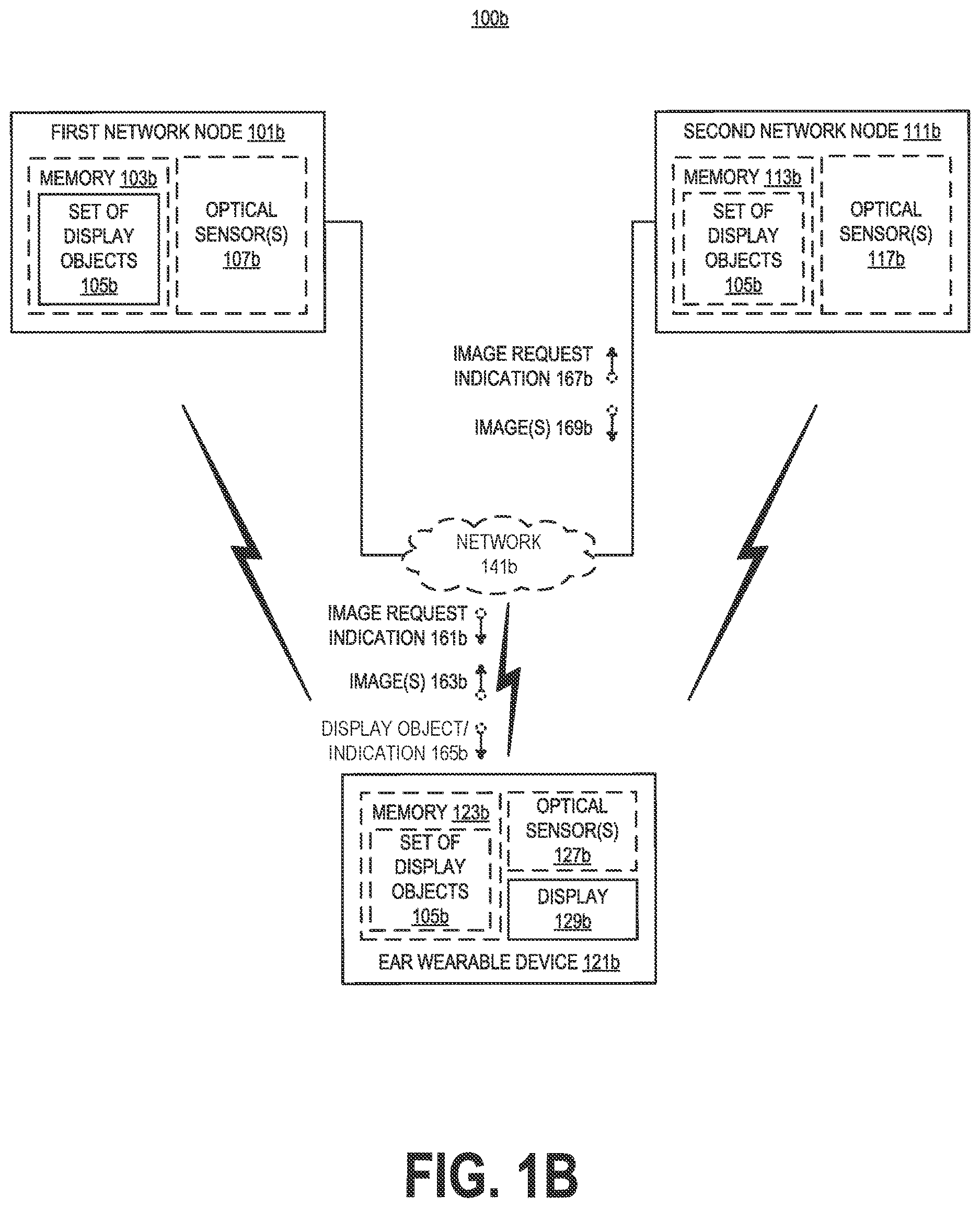 Patent US12616393 Figure 2 – Wearable device with status display