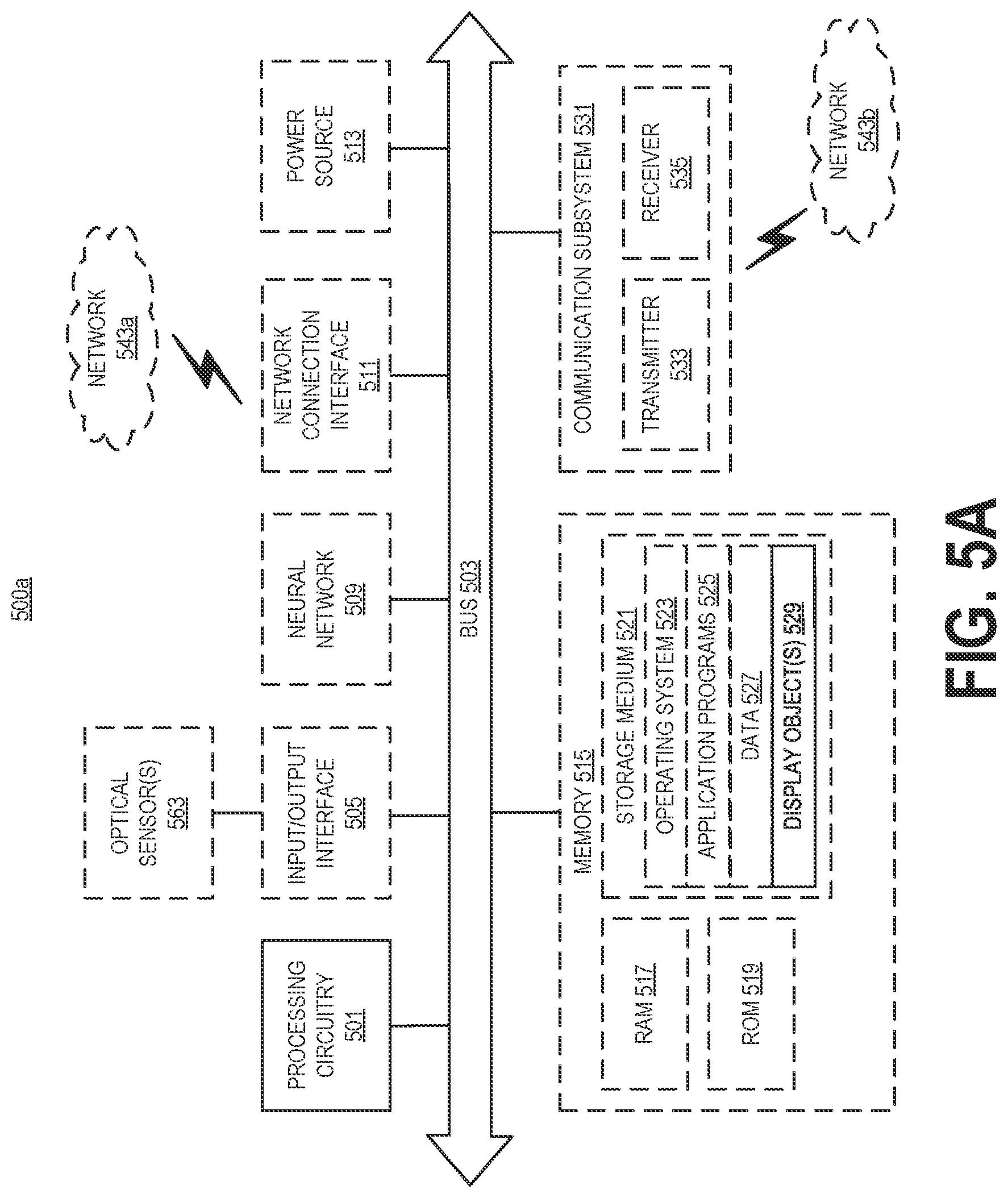 Patent US12616393 Figure 8 – Wearable device with status display