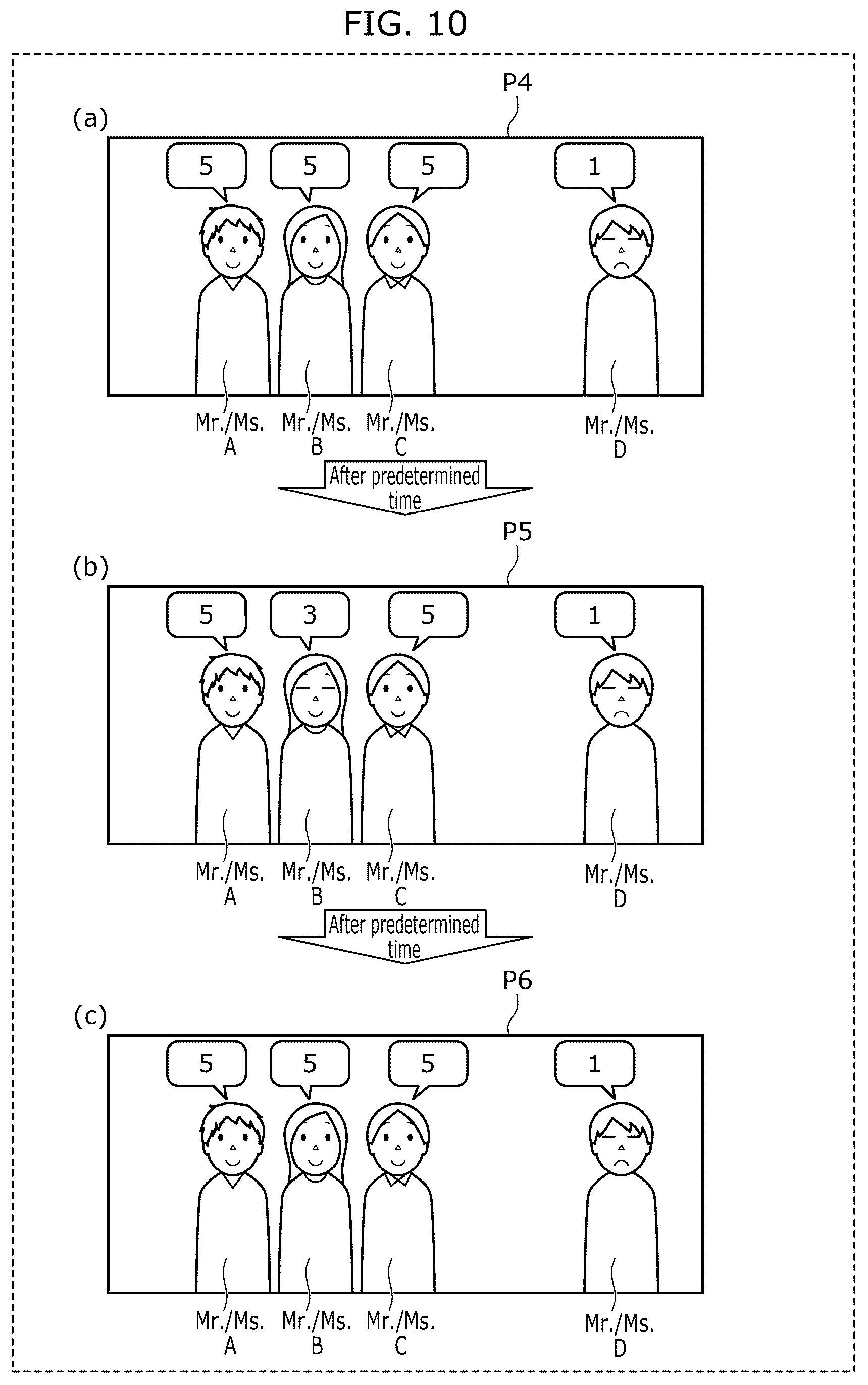 Patent US12616401 Figure 6 – Psychological state display system