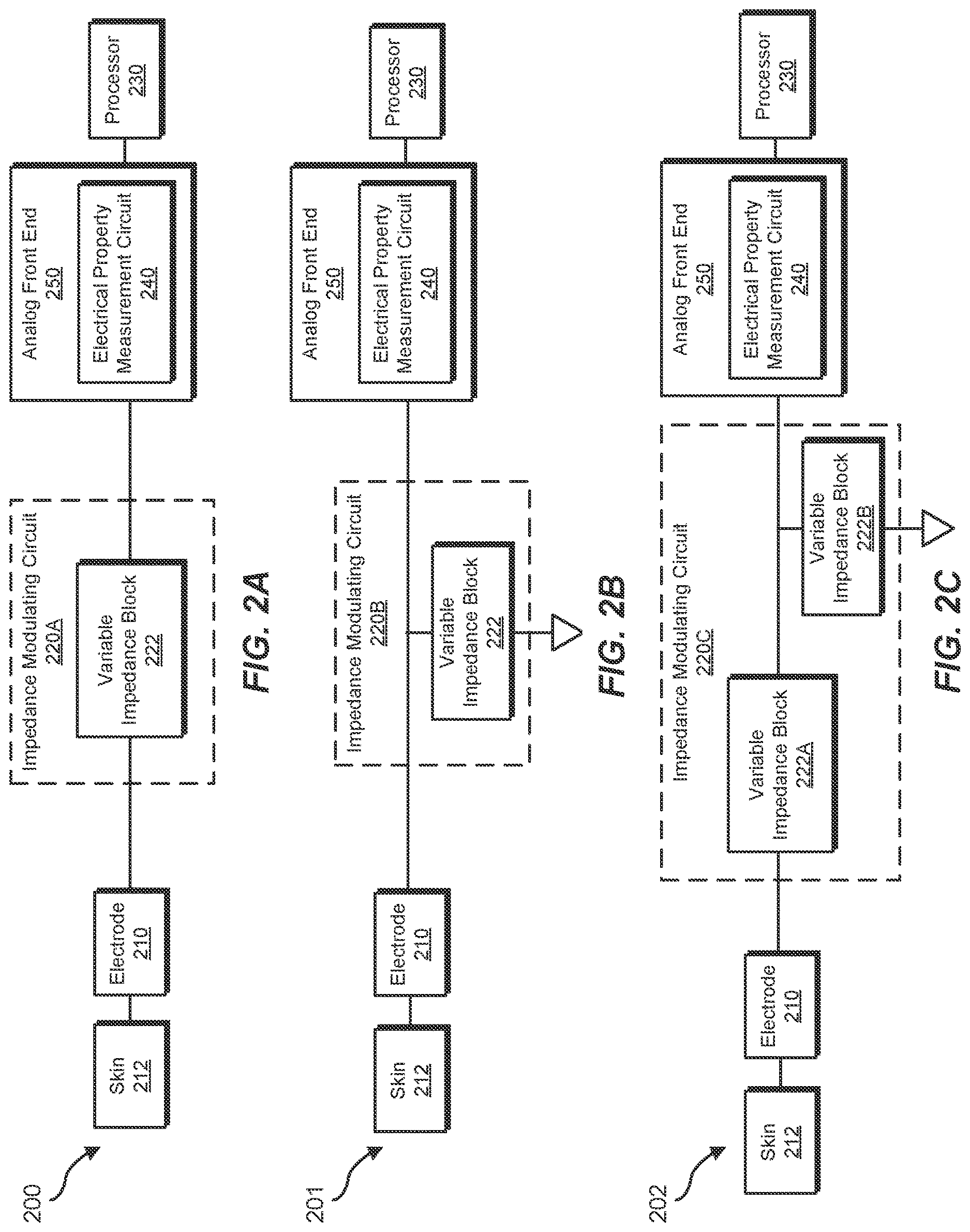 Patent US12616404 Figure 2 – Mismatch compensation for biosensor electrodes