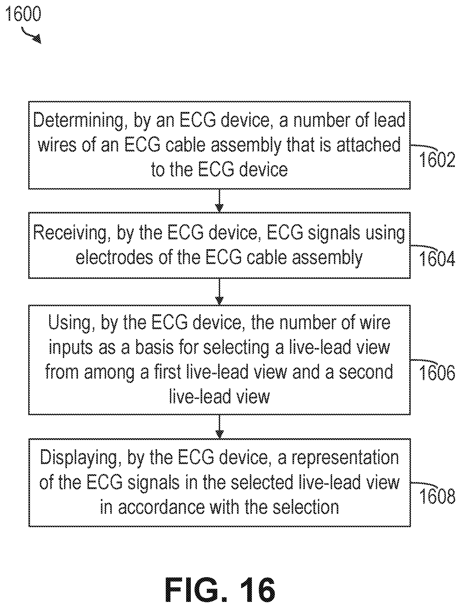 Patent US12616405 Figure 16 – Providing a live-lead view