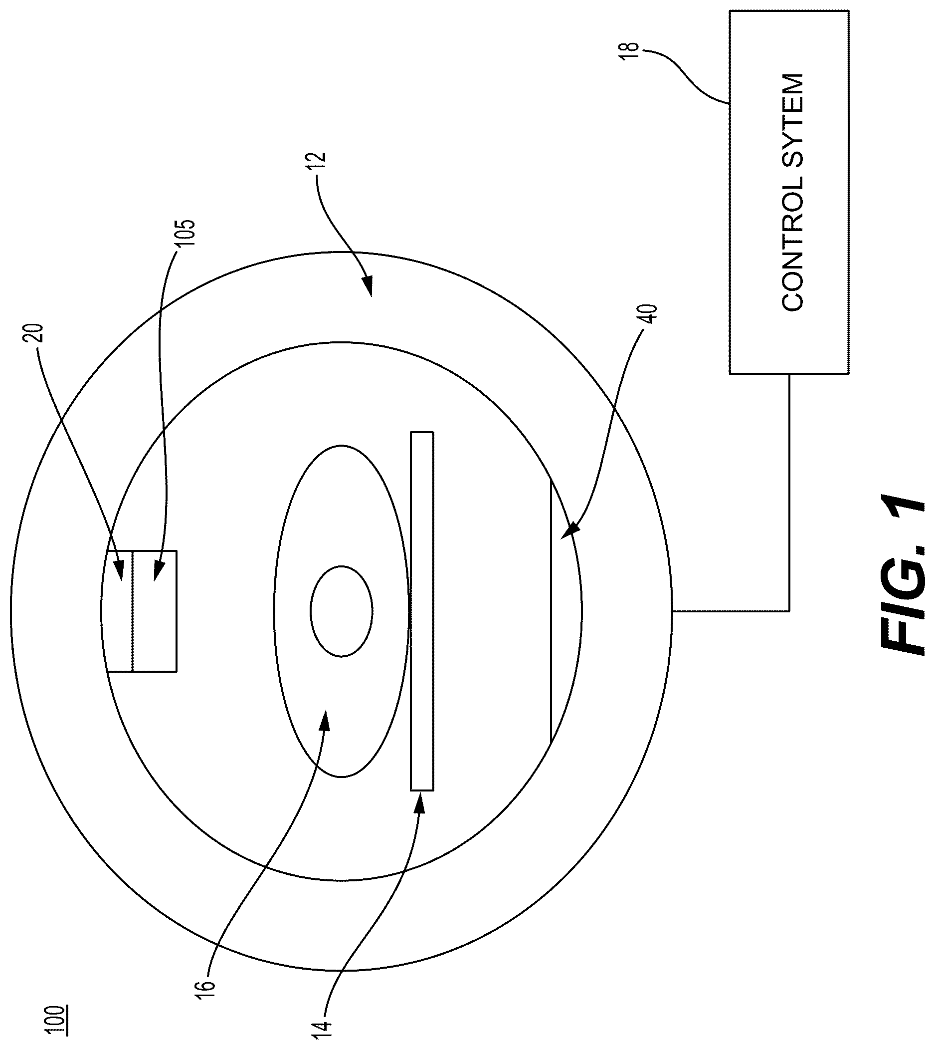 Patent US12616429 Figure 1 – System and apparatus for pre-collimation of a radiation beam
