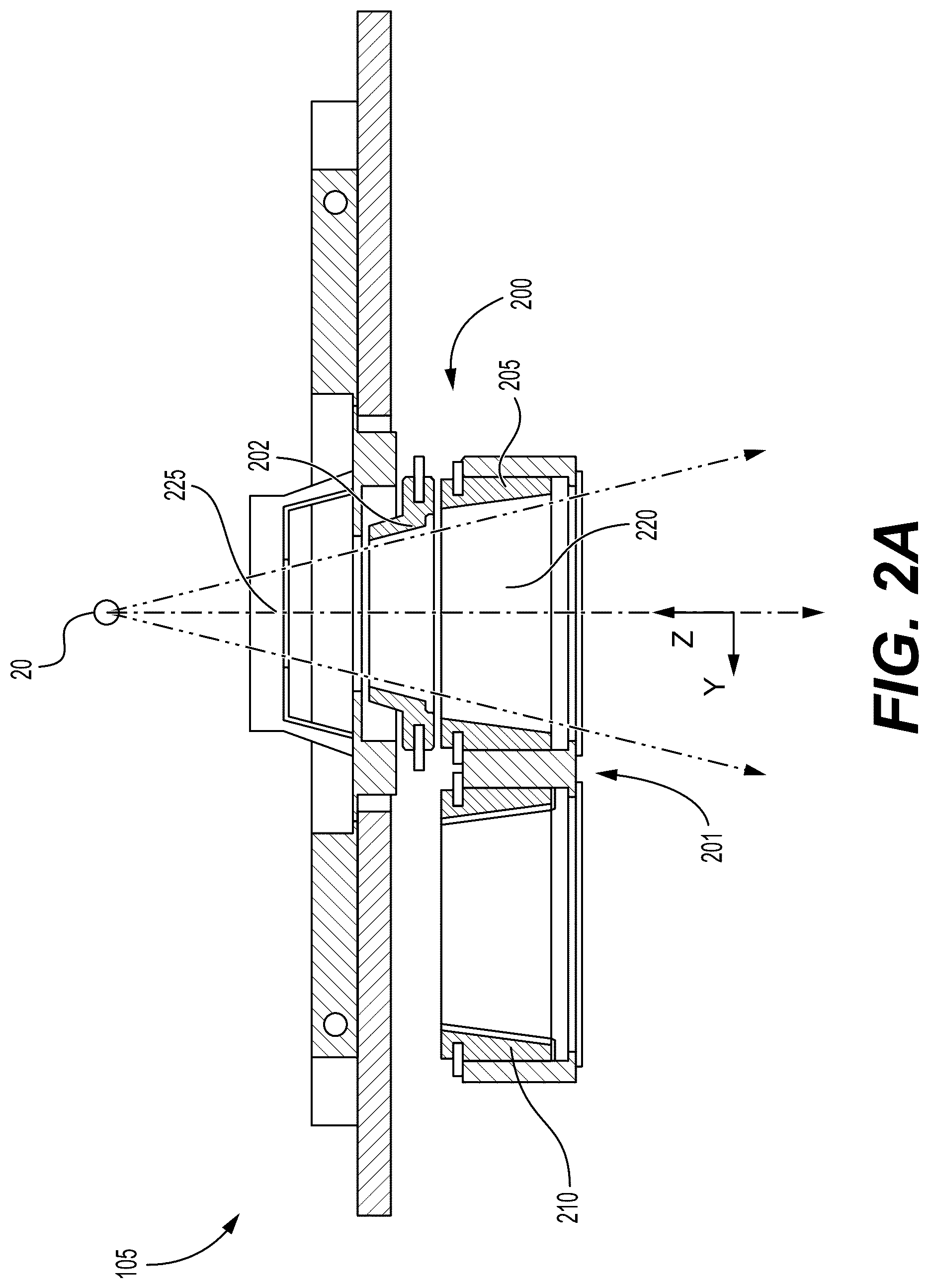 Patent US12616429 Figure 2 – System and apparatus for pre-collimation of a radiation beam