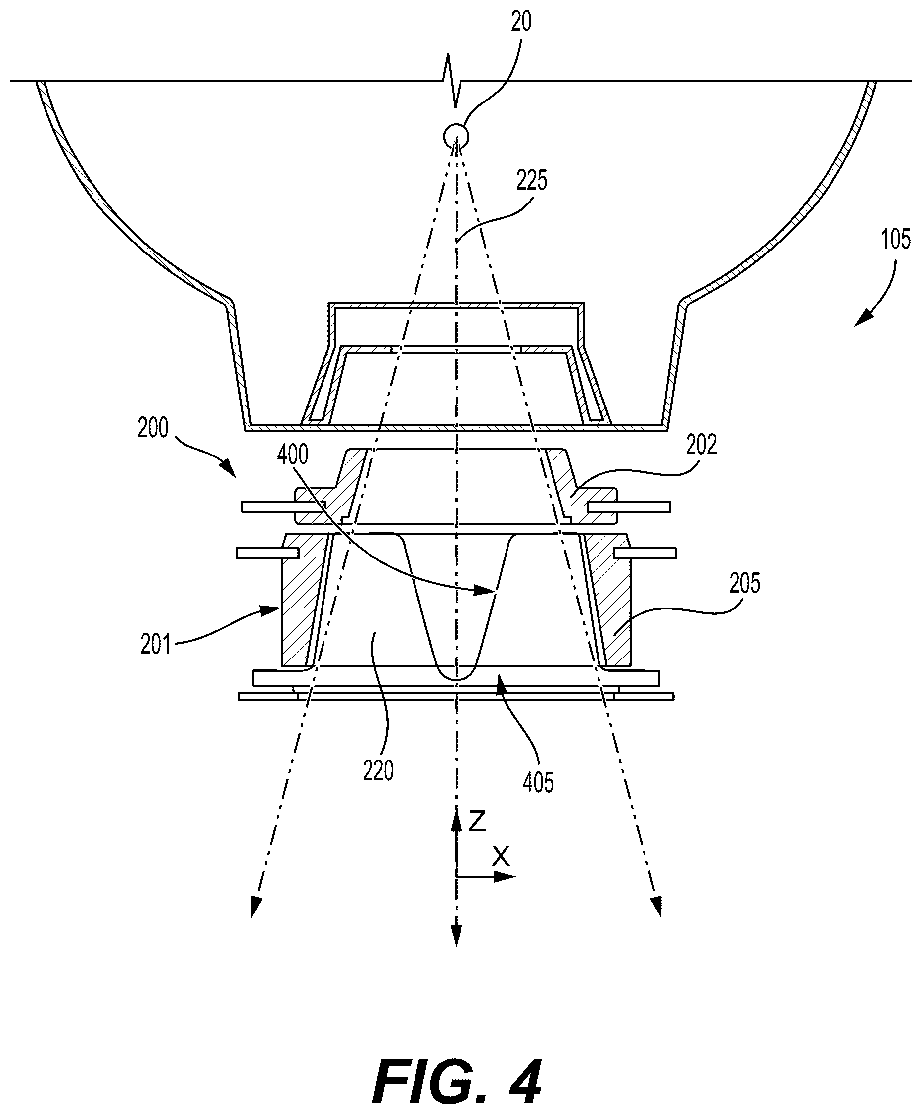 Patent US12616429 Figure 5 – System and apparatus for pre-collimation of a radiation beam