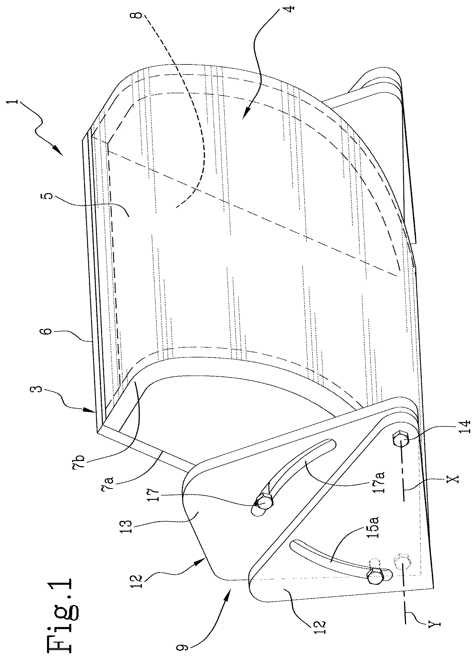 Patent US12616432 Figure 1 – Compression device for breast exams and diagnostic apparatus for breast exams