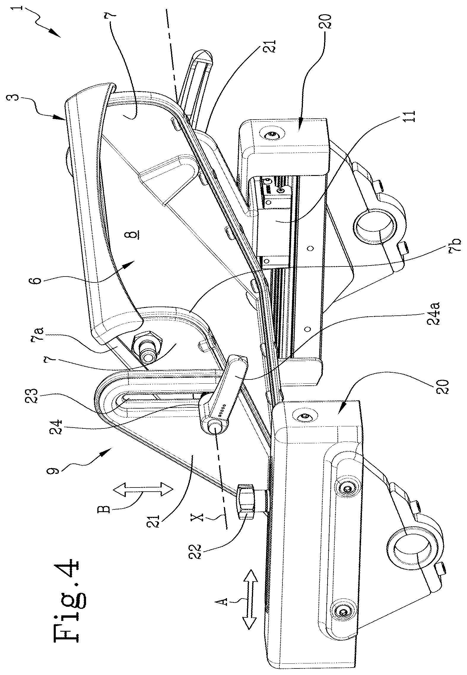 Patent US12616432 Figure 4 – Compression device for breast exams and diagnostic apparatus for breast exams