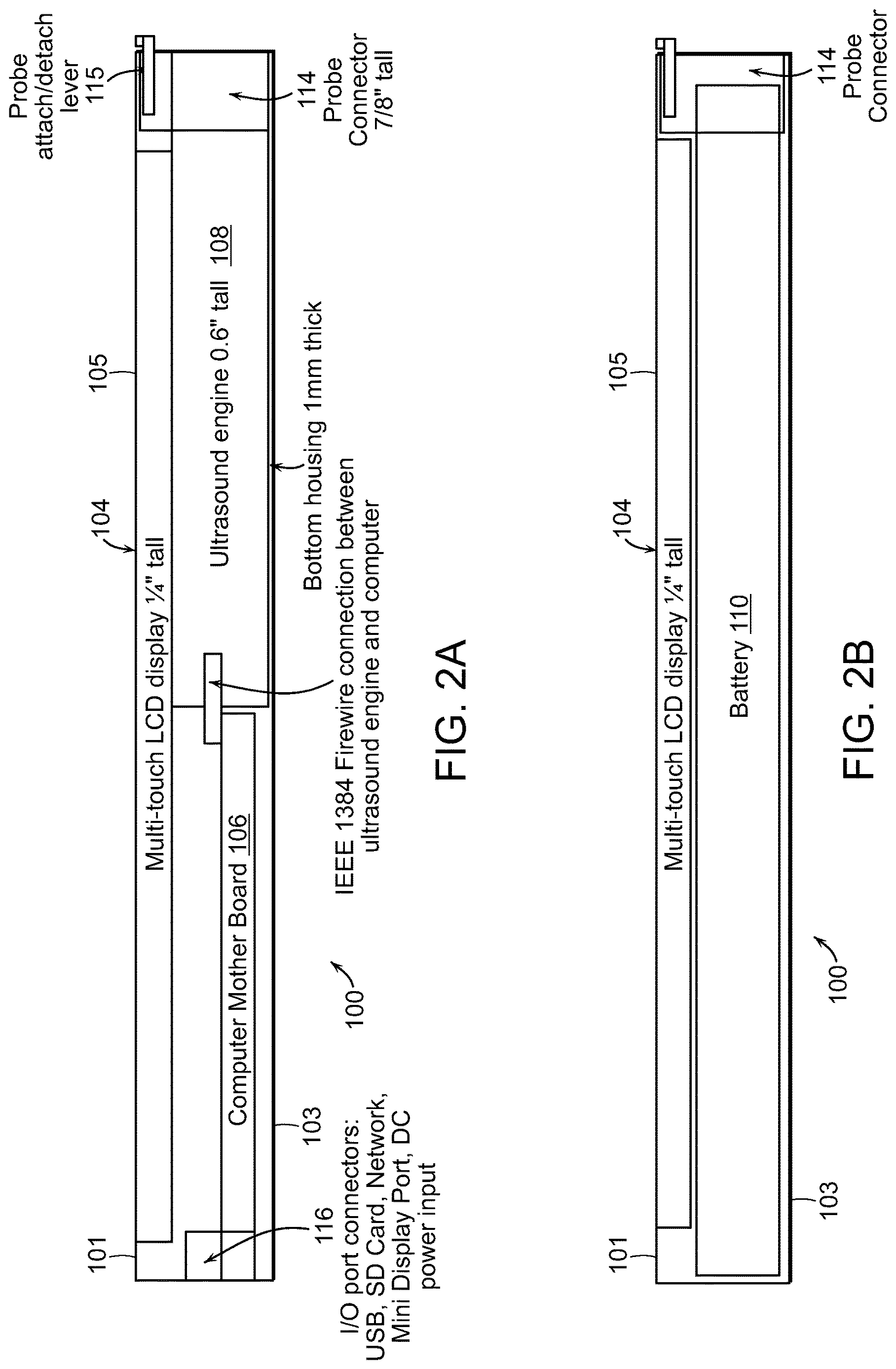 Patent US12616445 Figure 3 – Portable ultrasound system
