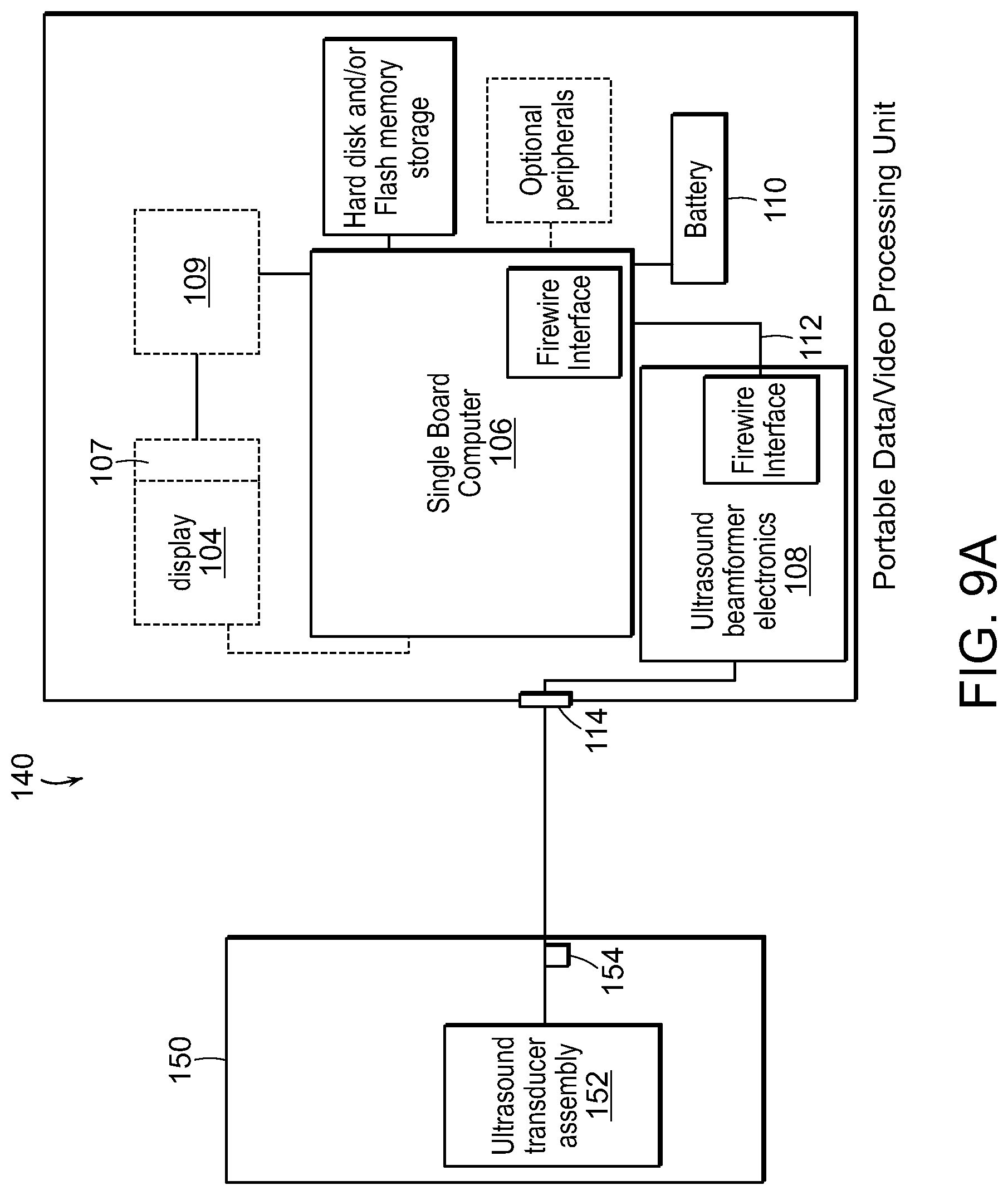 Patent US12616445 Figure 16 – Portable ultrasound system