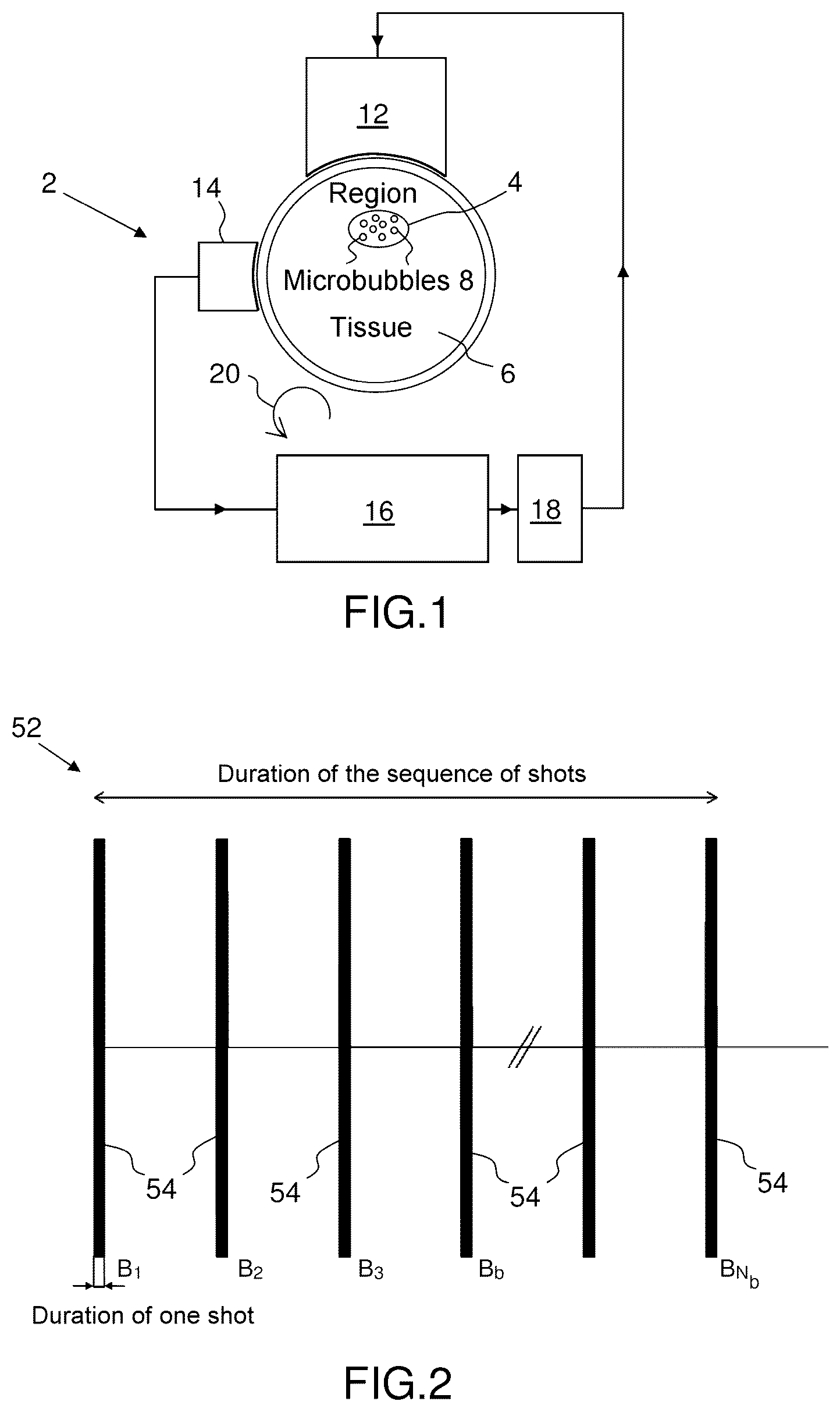 Patent US12616447 — Method and system for spectral analysis and determination of a marker making it possible to ensure the safety of therapeutic ultrasound interventions — Figure 1