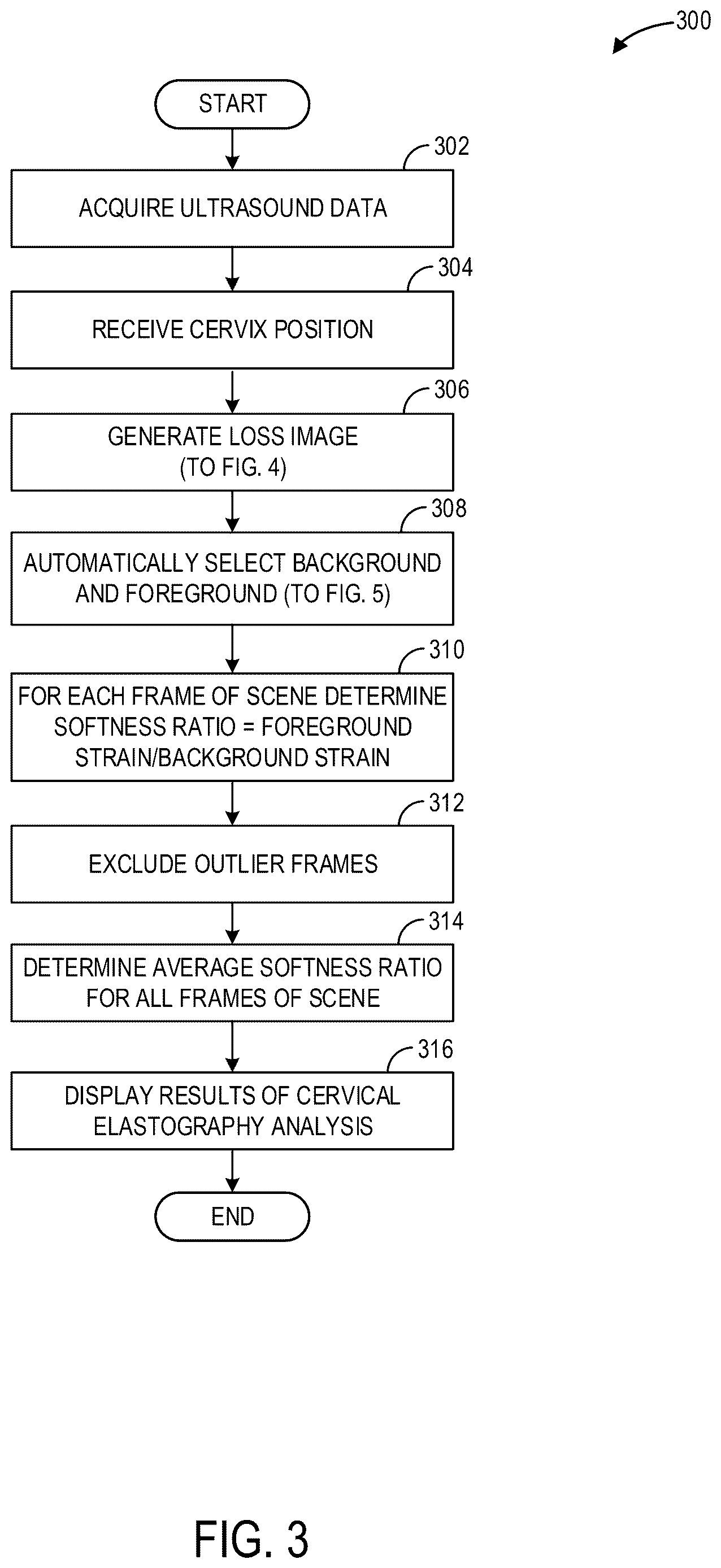 Patent US12616448 Figure 3 – Methods and systems for automated analysis of cervix elastography