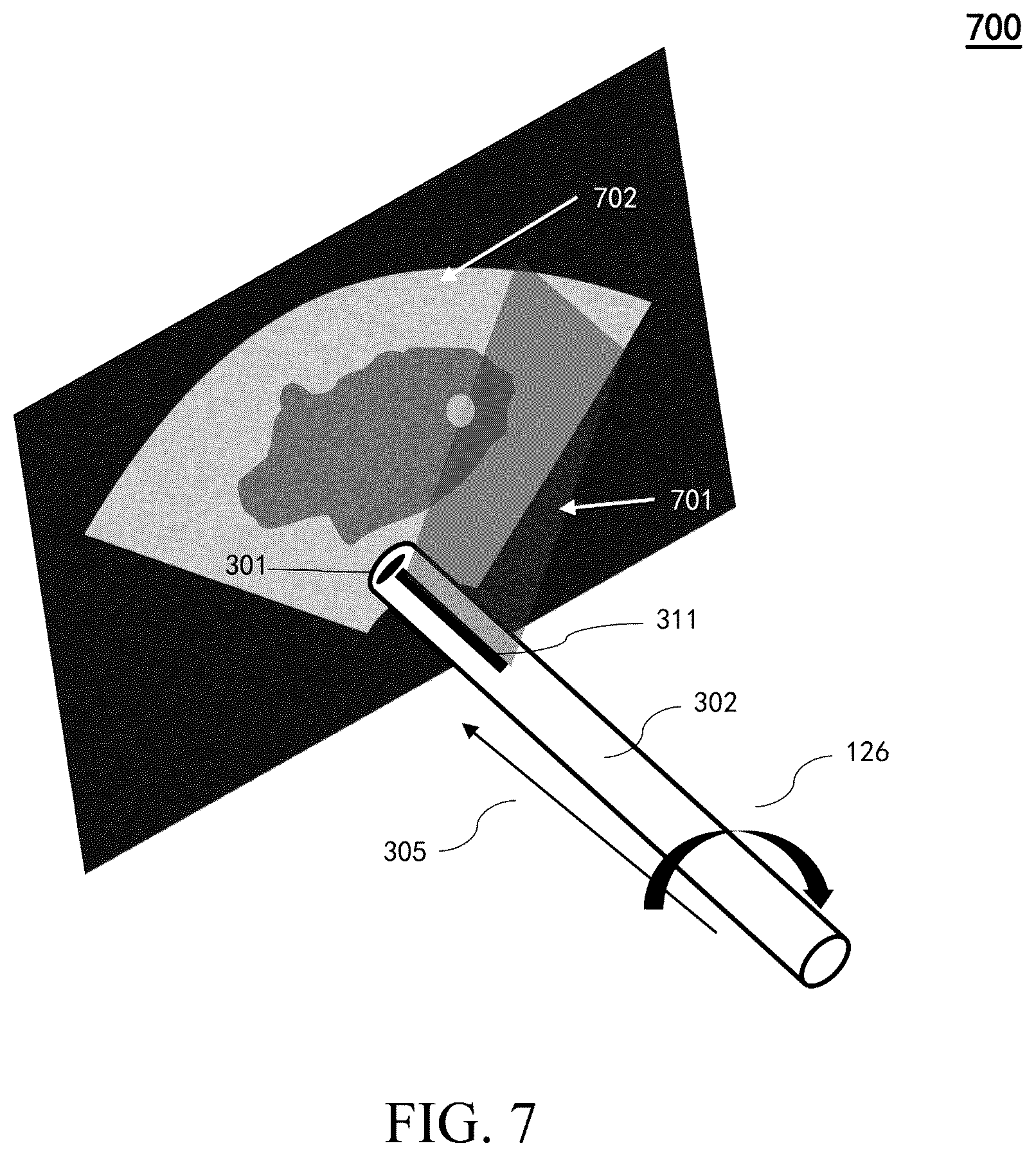 Patent US12616449 Figure 7 – Ultrasonic imaging system, and non-transitory computer-readable medium