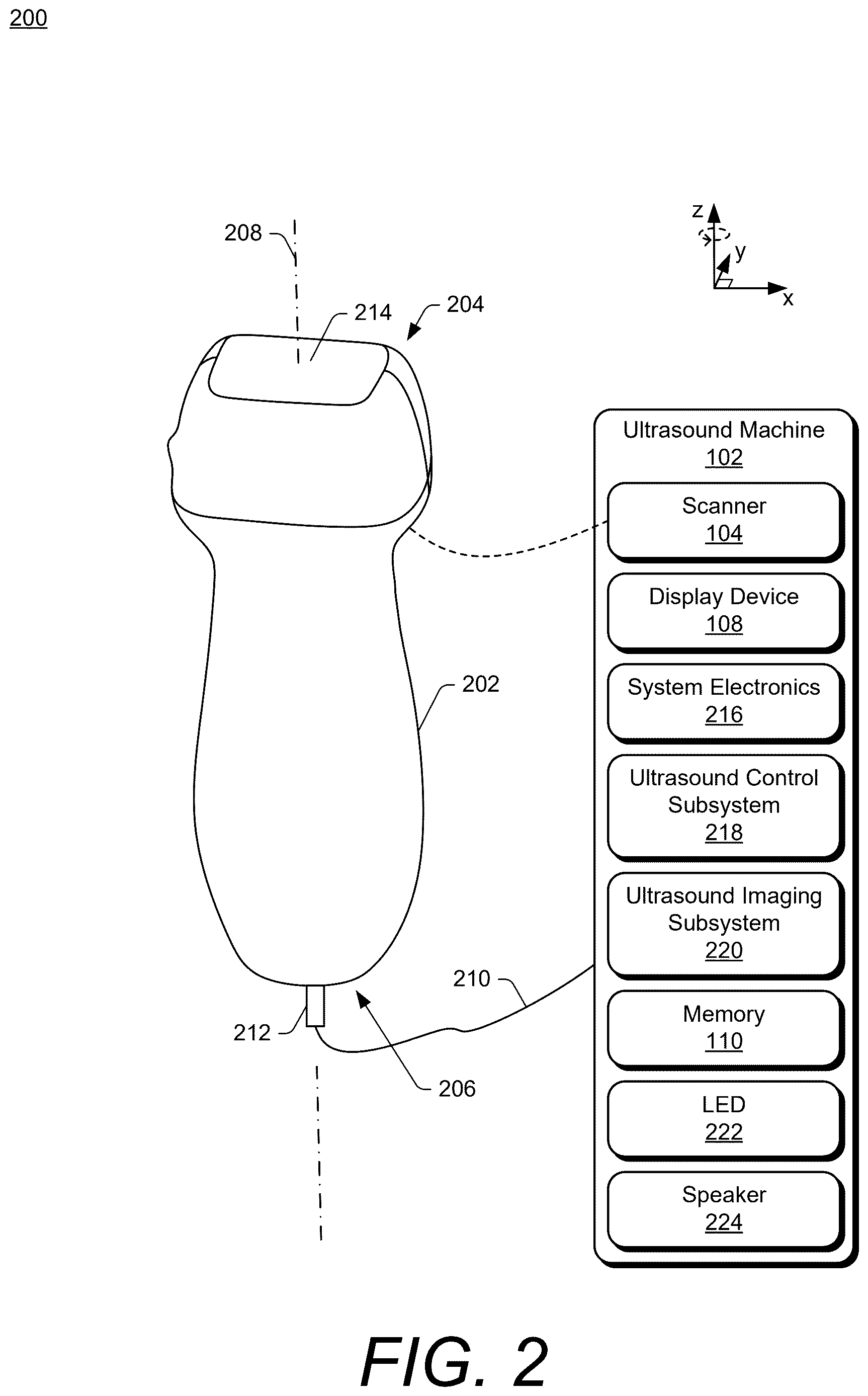 Patent US12616450 Figure 2 – Panoramic imaging in 2D and 3D ultrasound images
