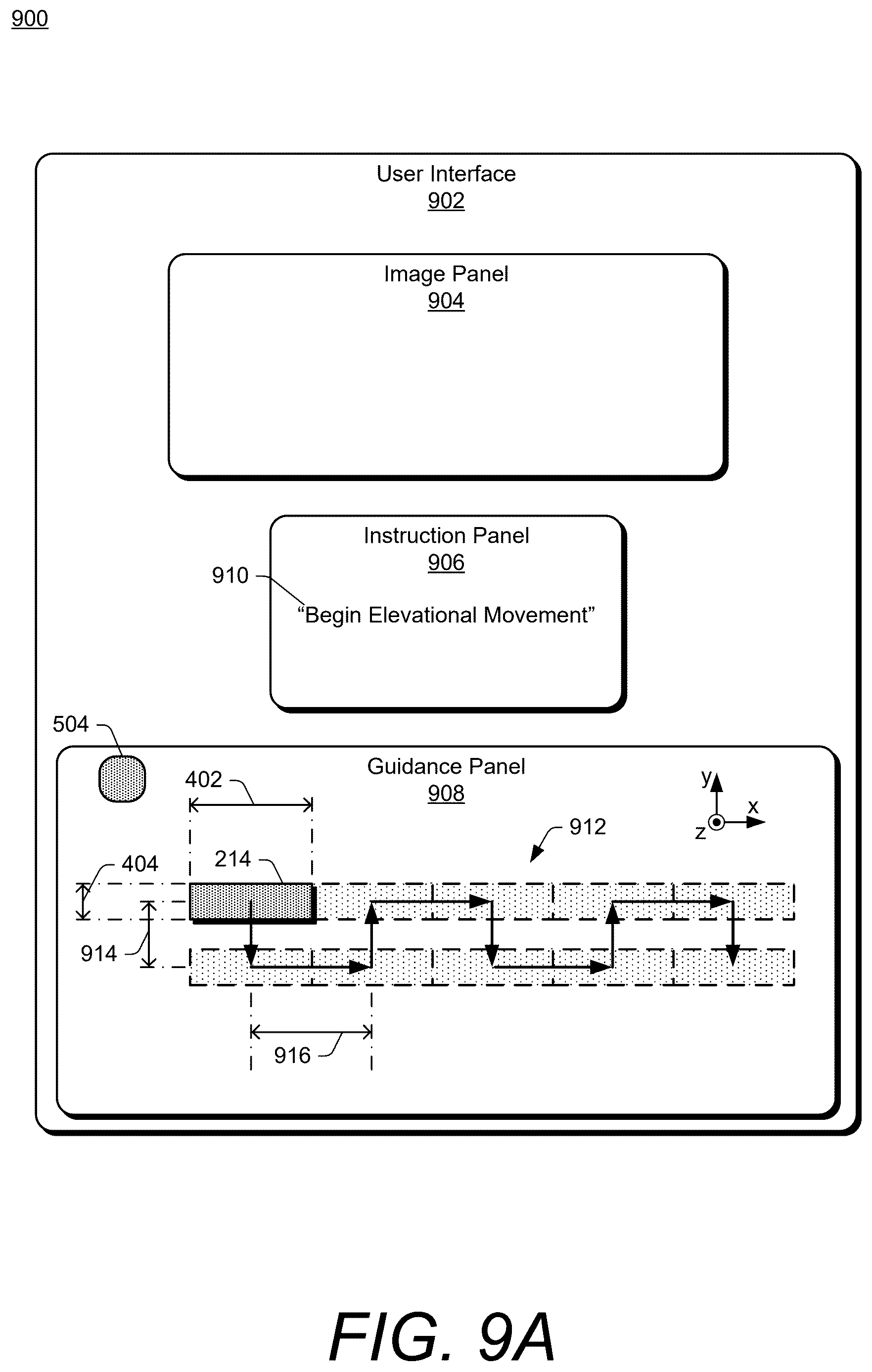 Patent US12616450 Figure 9 – Panoramic imaging in 2D and 3D ultrasound images