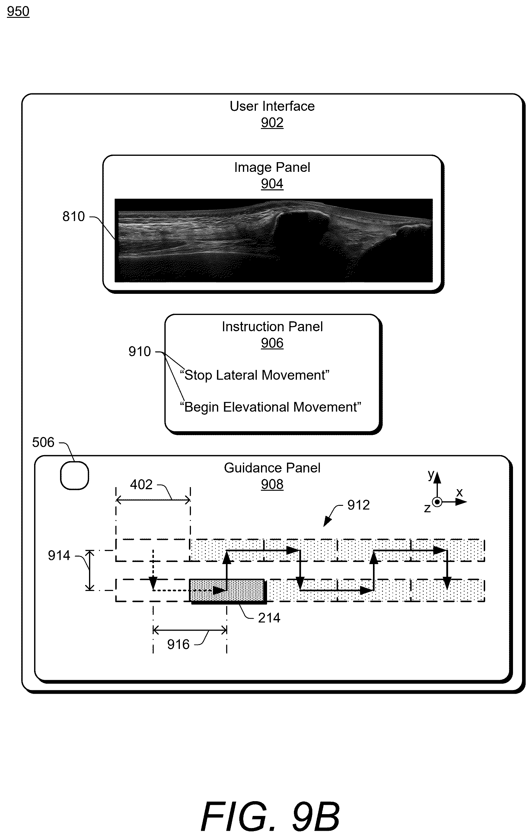Patent US12616450 Figure 10 – Panoramic imaging in 2D and 3D ultrasound images