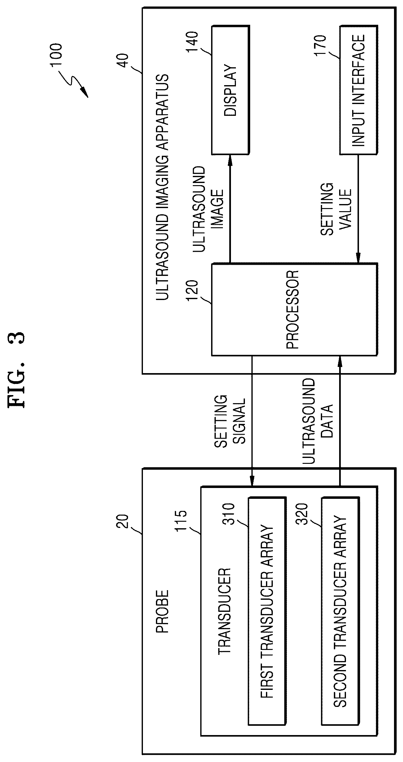 Patent US12616453 Figure 7 – System configured to adjust setting of ultrasound image, method of controlling the system, and probe included in the system