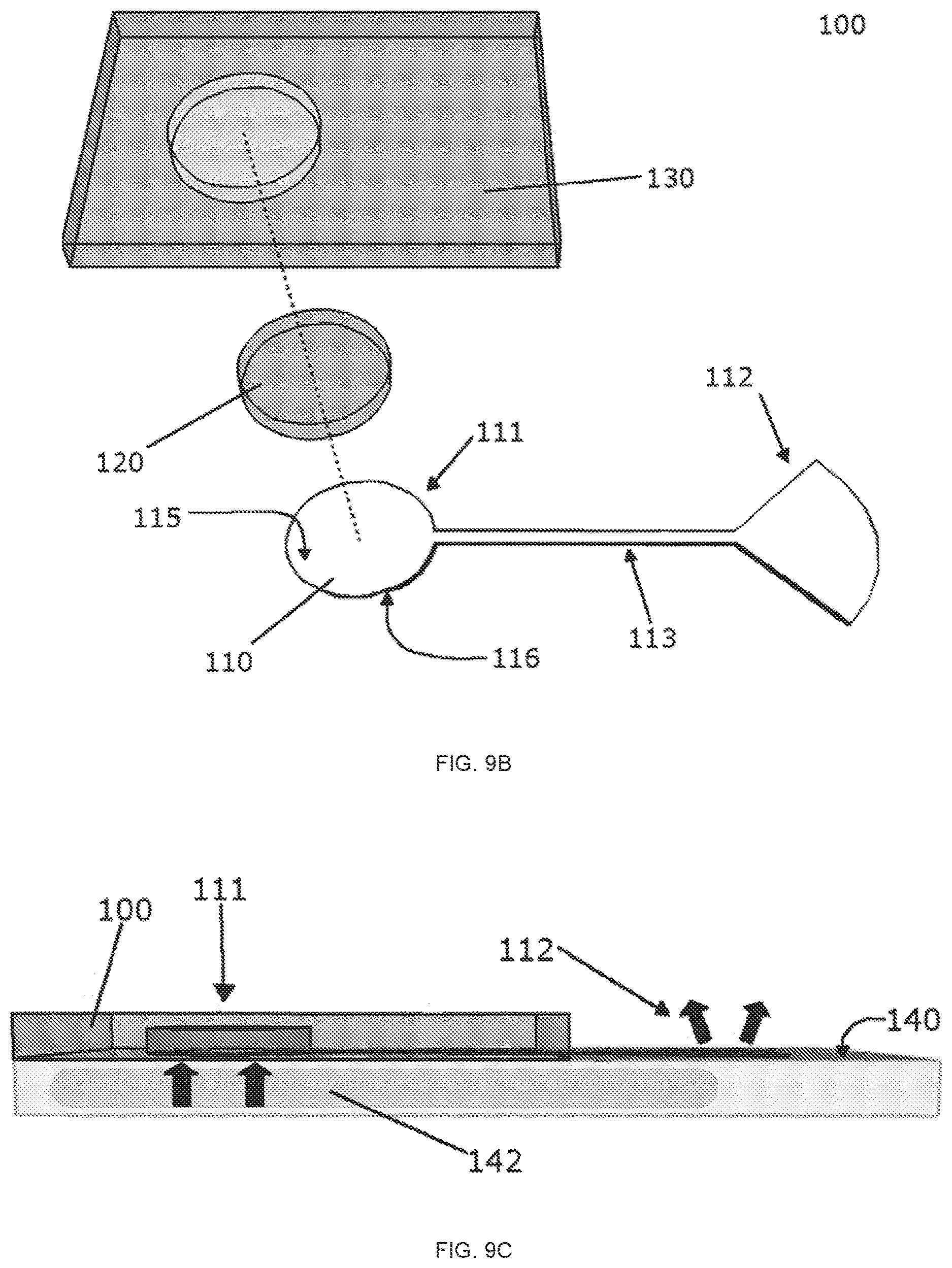 Patent US12616455 Figure 14 – Hydrogel-enabled microfluidic sweat sequestering for wearable human-device interfaces