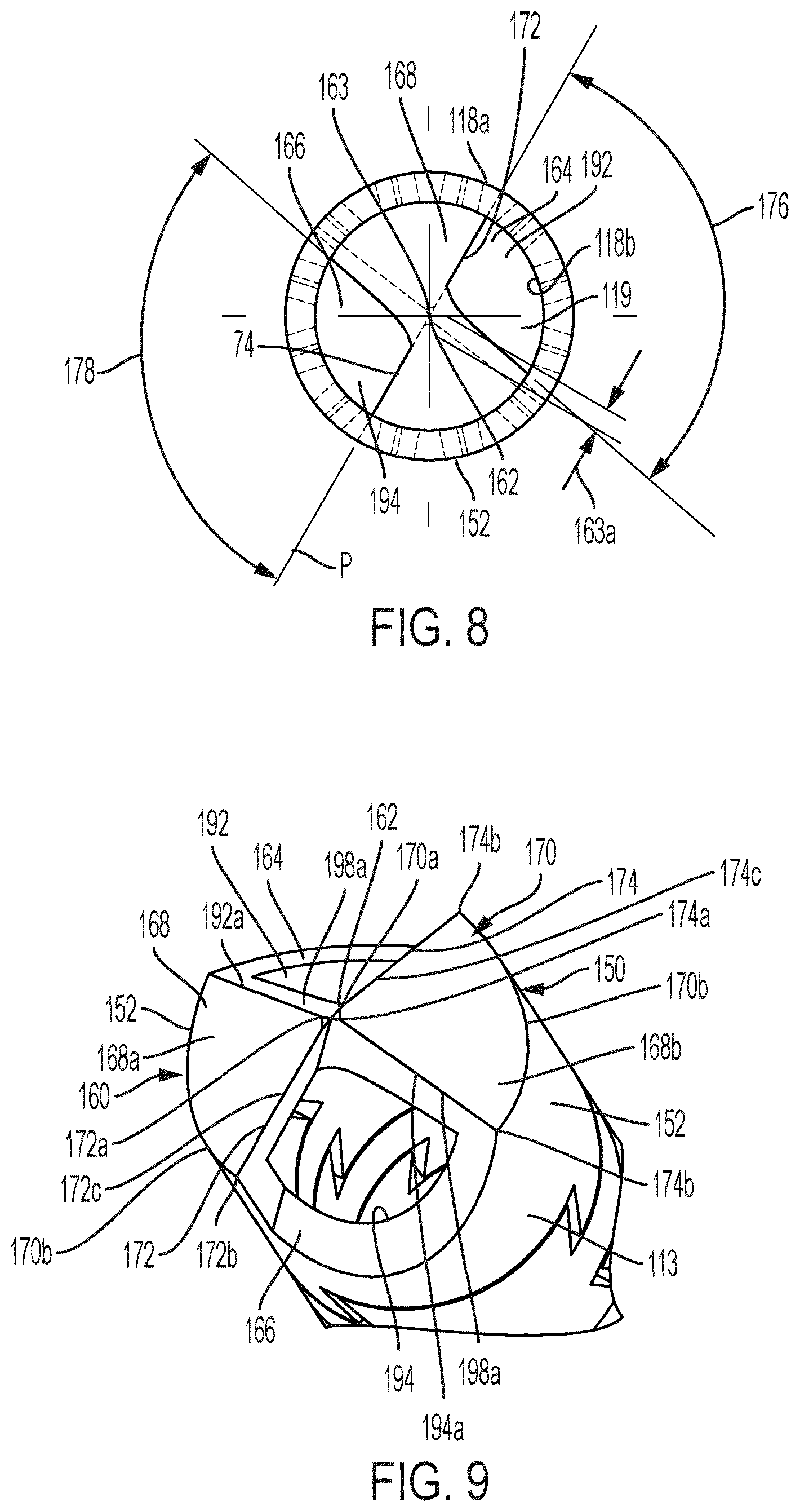 Patent US12616457 Figure 4 – Cutting head for tissue collection device