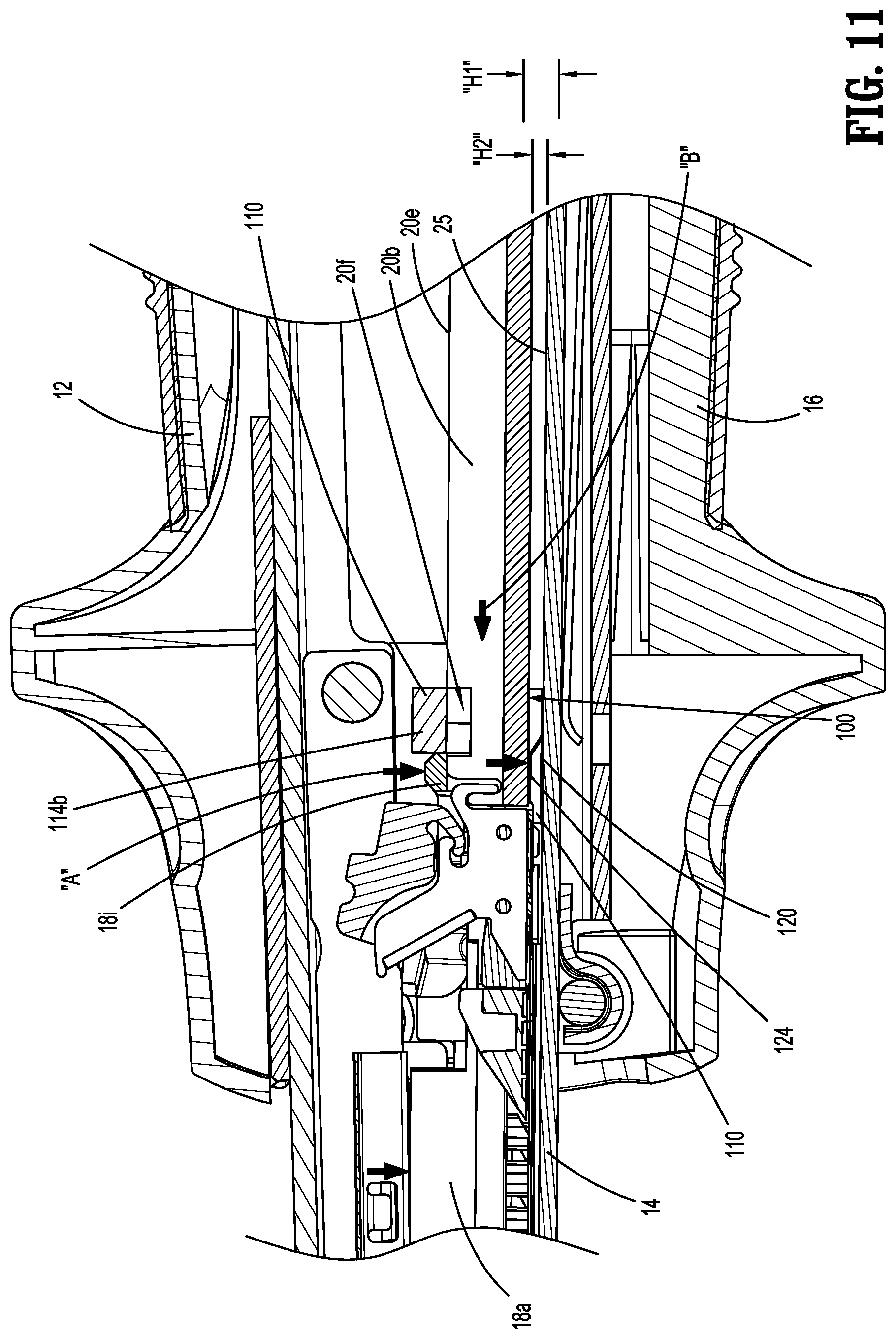 Patent US12616465 Figure 8 – Surgical stapling apparatus with lockout assembly
