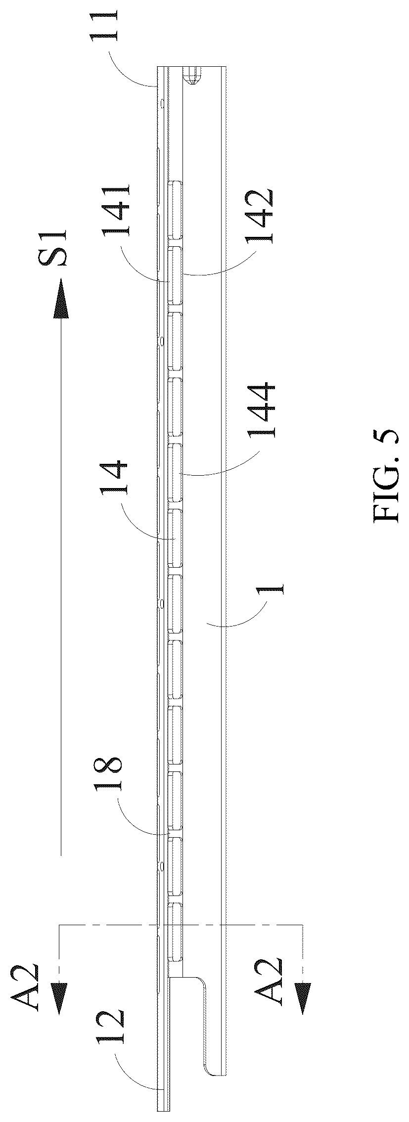 Patent US12616466 Figure 5 – Cartridge assembly, head assembly and surgical stapler