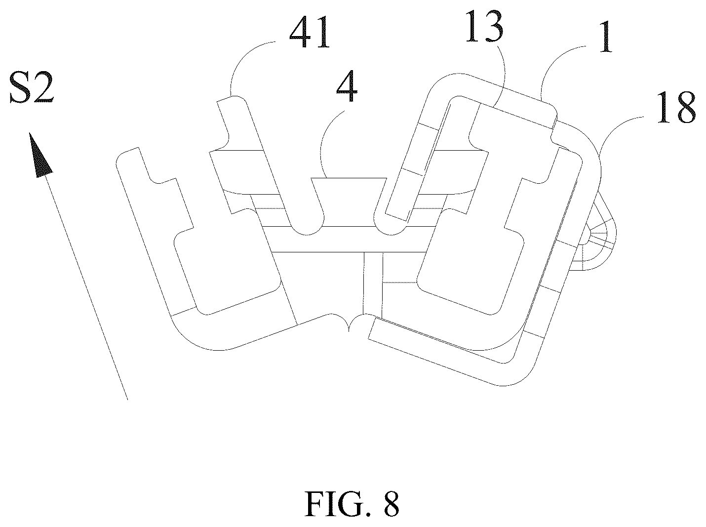 Patent US12616466 Figure 8 – Cartridge assembly, head assembly and surgical stapler
