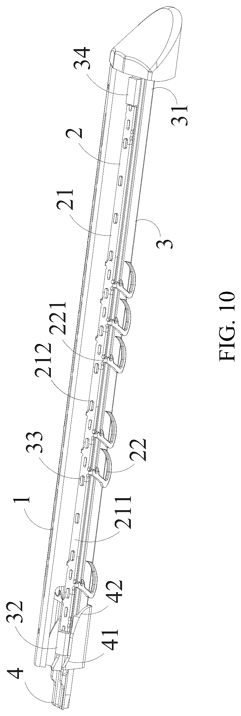 Patent US12616466 Figure 10 – Cartridge assembly, head assembly and surgical stapler
