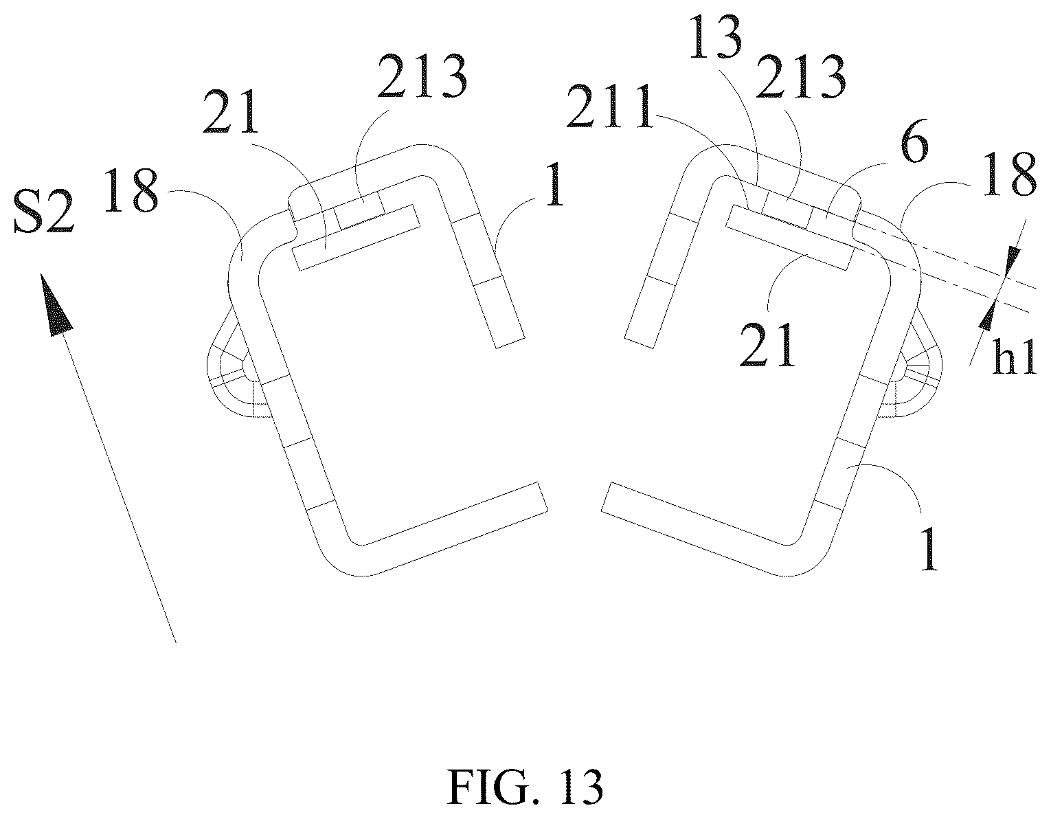 Patent US12616466 Figure 13 – Cartridge assembly, head assembly and surgical stapler