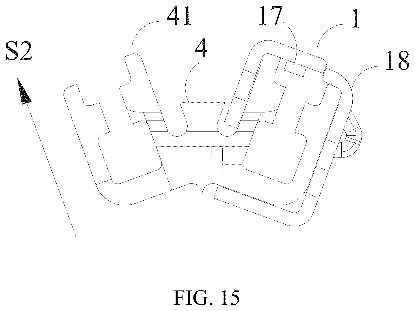 Patent US12616466 Figure 15 – Cartridge assembly, head assembly and surgical stapler