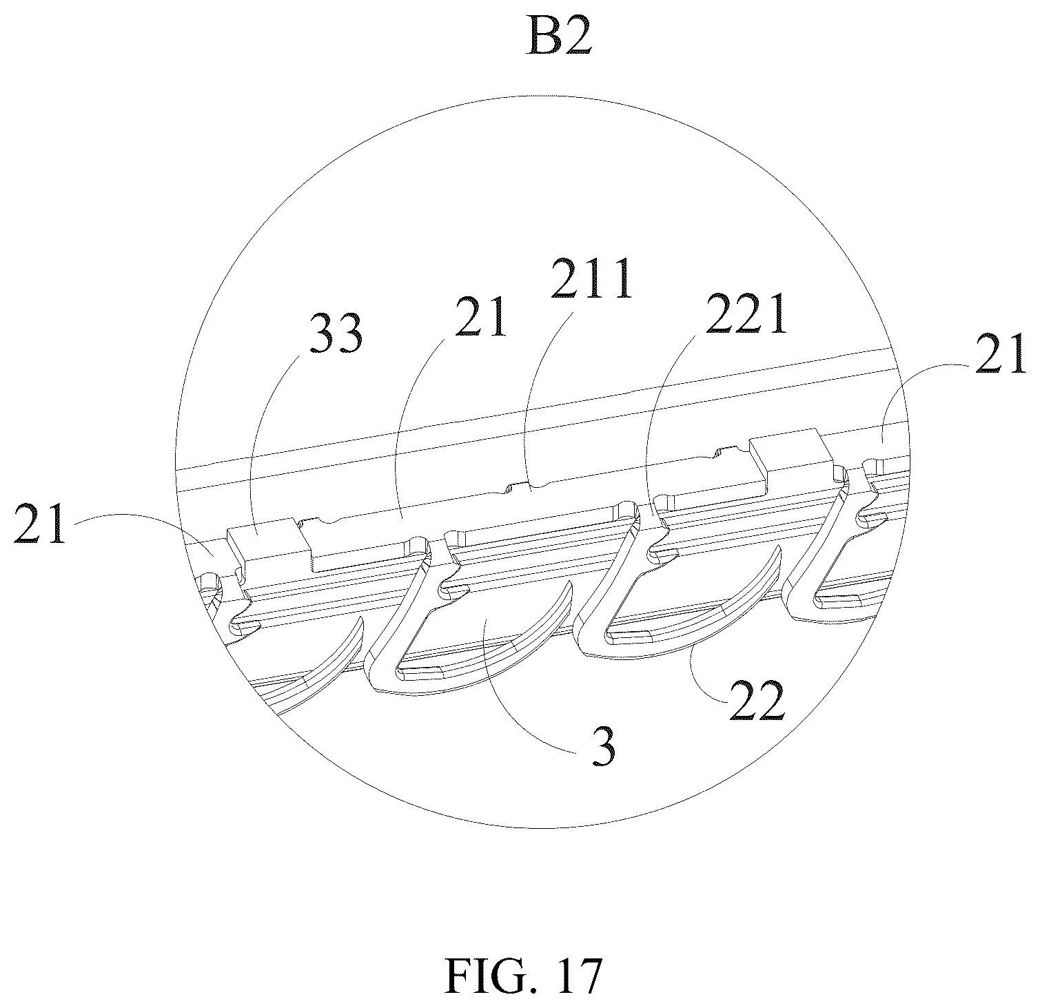Patent US12616466 Figure 17 – Cartridge assembly, head assembly and surgical stapler