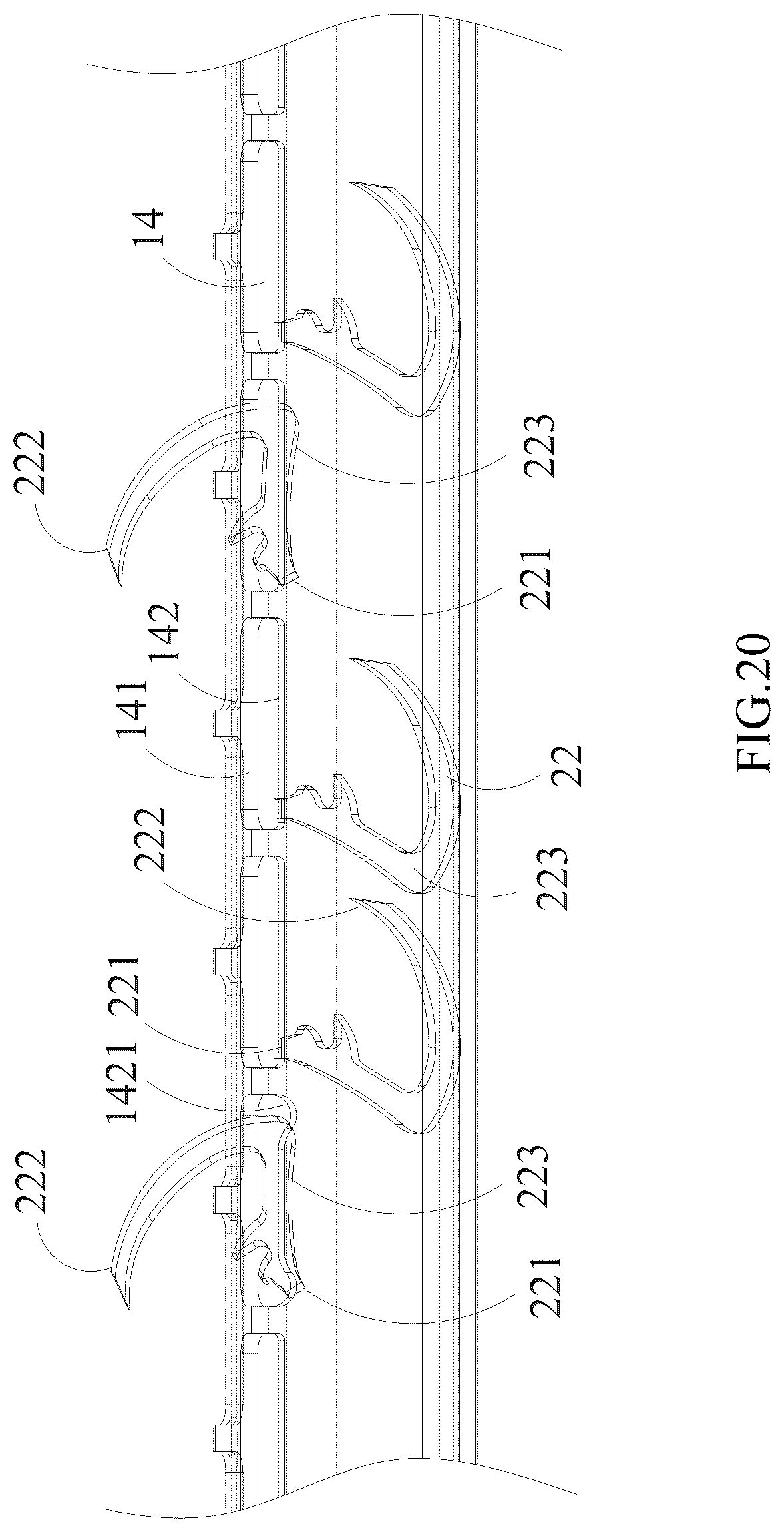 Patent US12616466 Figure 20 – Cartridge assembly, head assembly and surgical stapler