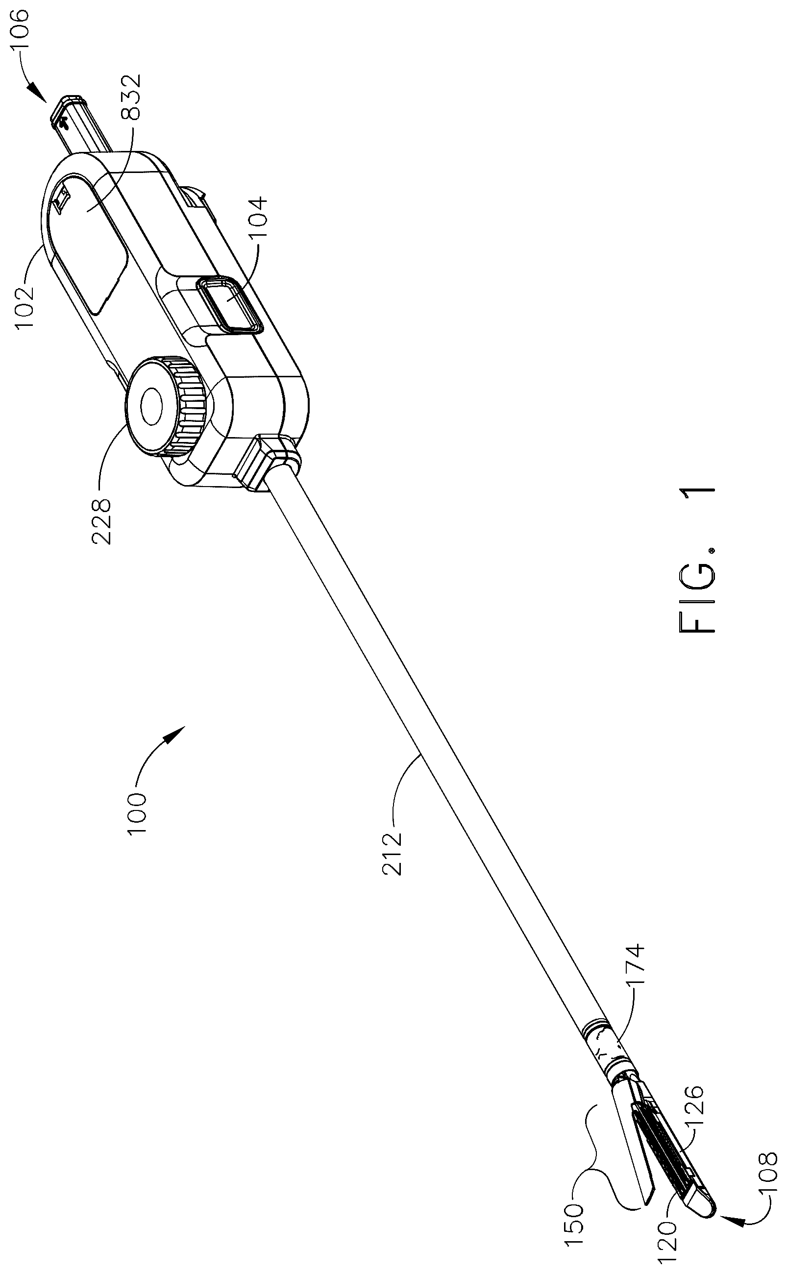 Patent US12616467 Figure 1 – Systems and subsystems for articulating a surgical instrument