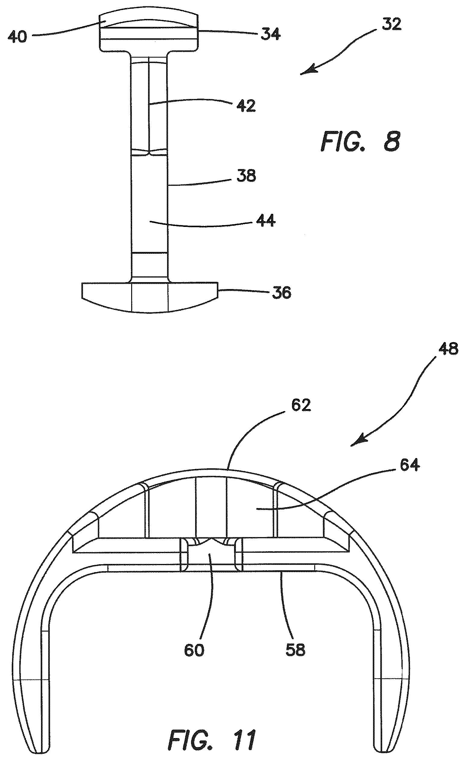 Patent US12616471 Figure 5 – Surgical stapler with partial pockets