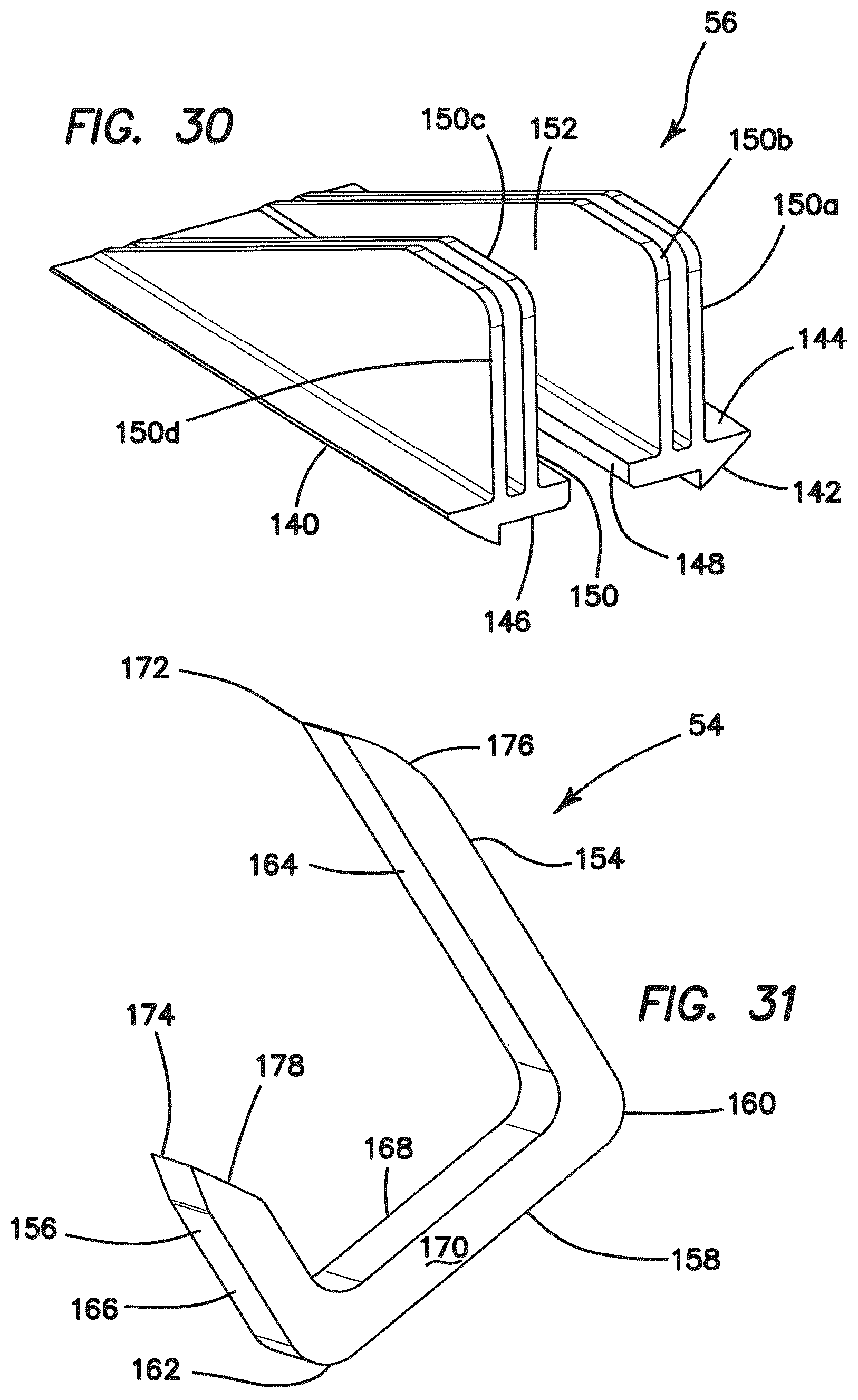 Patent US12616471 Figure 17 – Surgical stapler with partial pockets