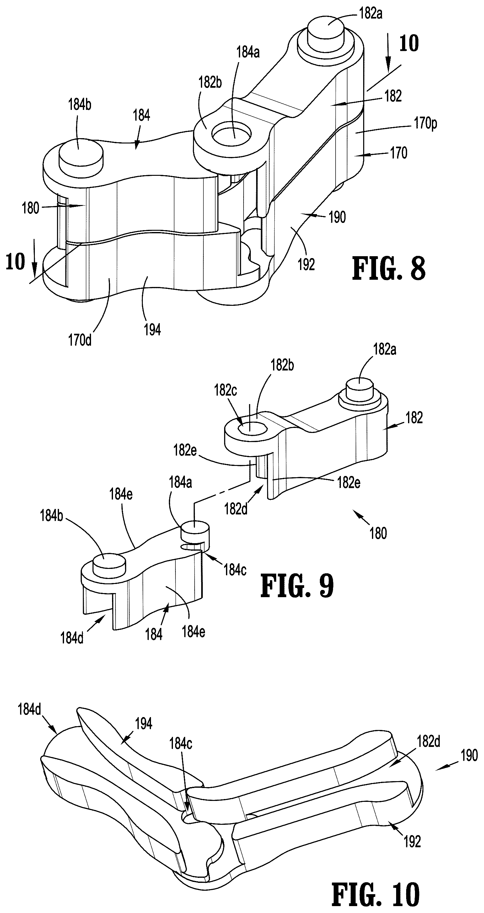 Patent US12616472 Figure 6 – Articulating surgical stapling apparatus with pivotable knife bar guide assembly