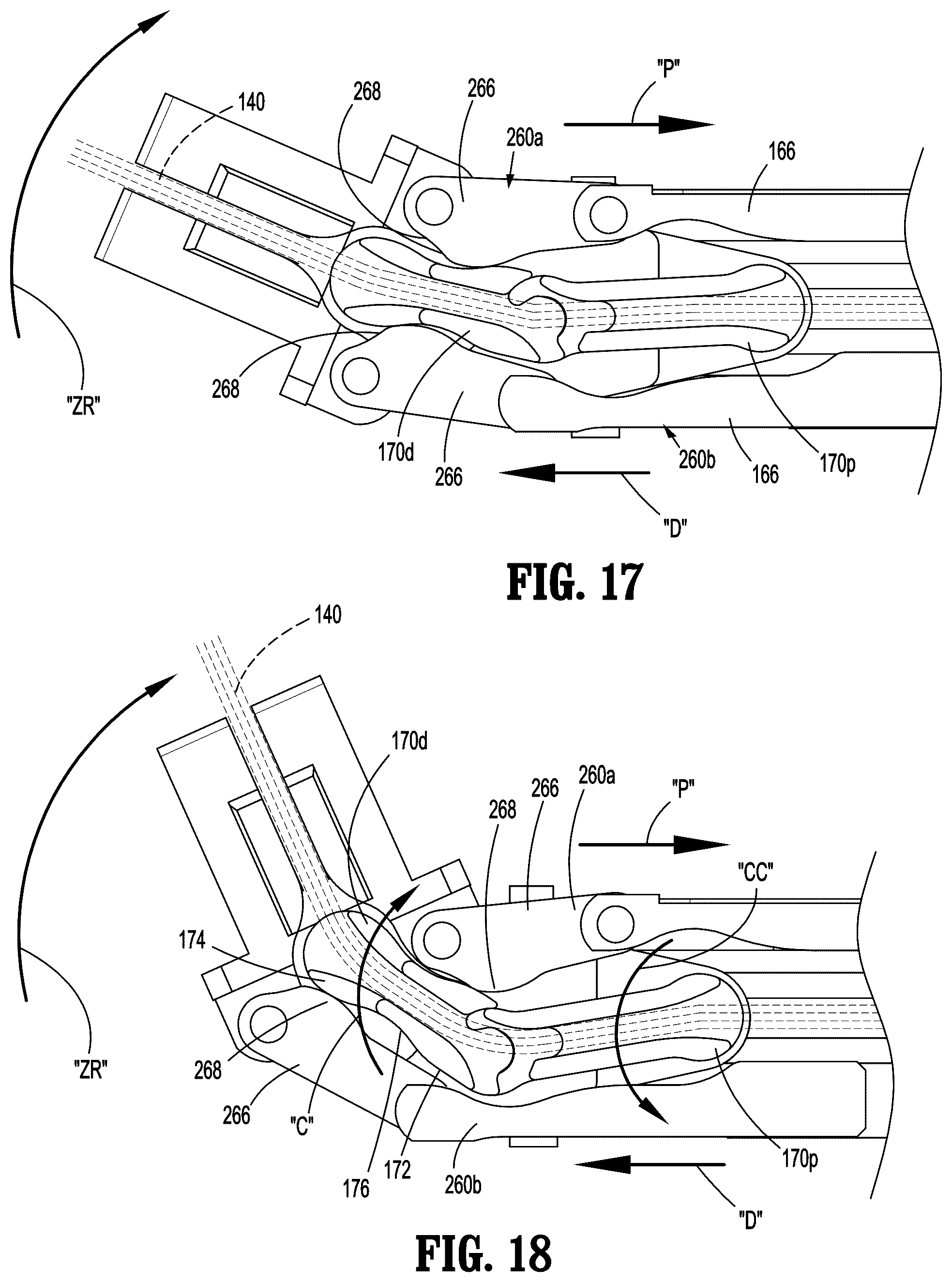 Patent US12616472 Figure 12 – Articulating surgical stapling apparatus with pivotable knife bar guide assembly