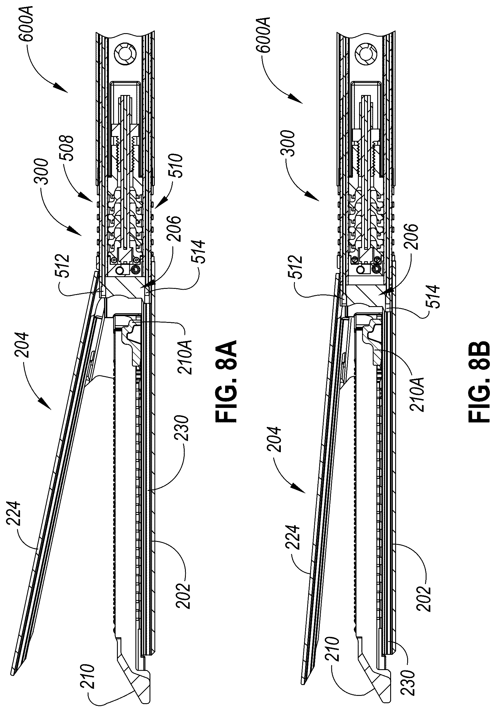Patent US12616473 Figure 7 – Staple cartridge retention features for surgical stapler