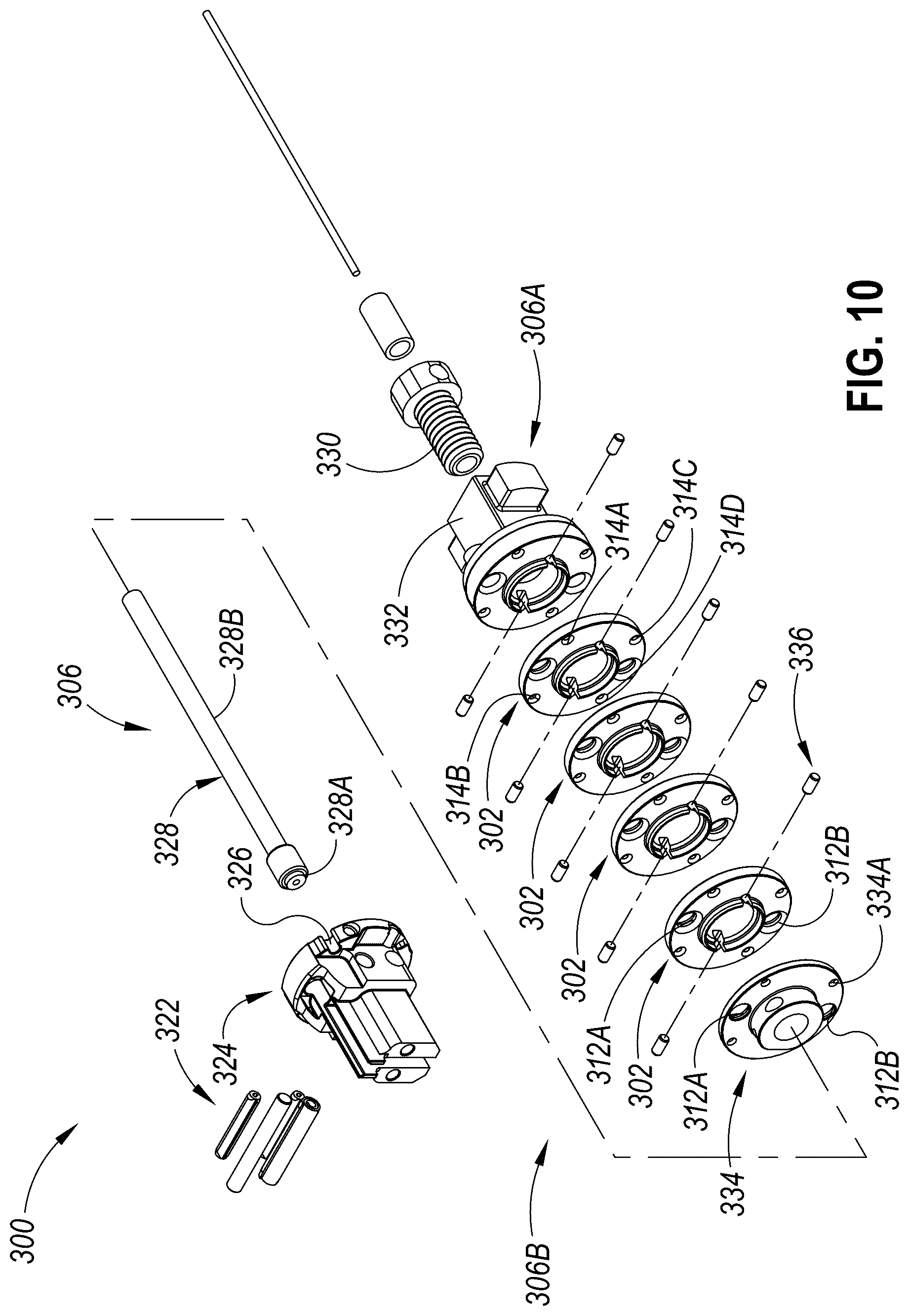 Patent US12616473 Figure 11 – Staple cartridge retention features for surgical stapler