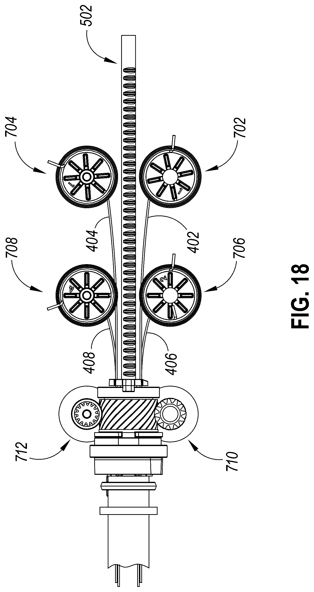 Patent US12616473 Figure 18 – Staple cartridge retention features for surgical stapler