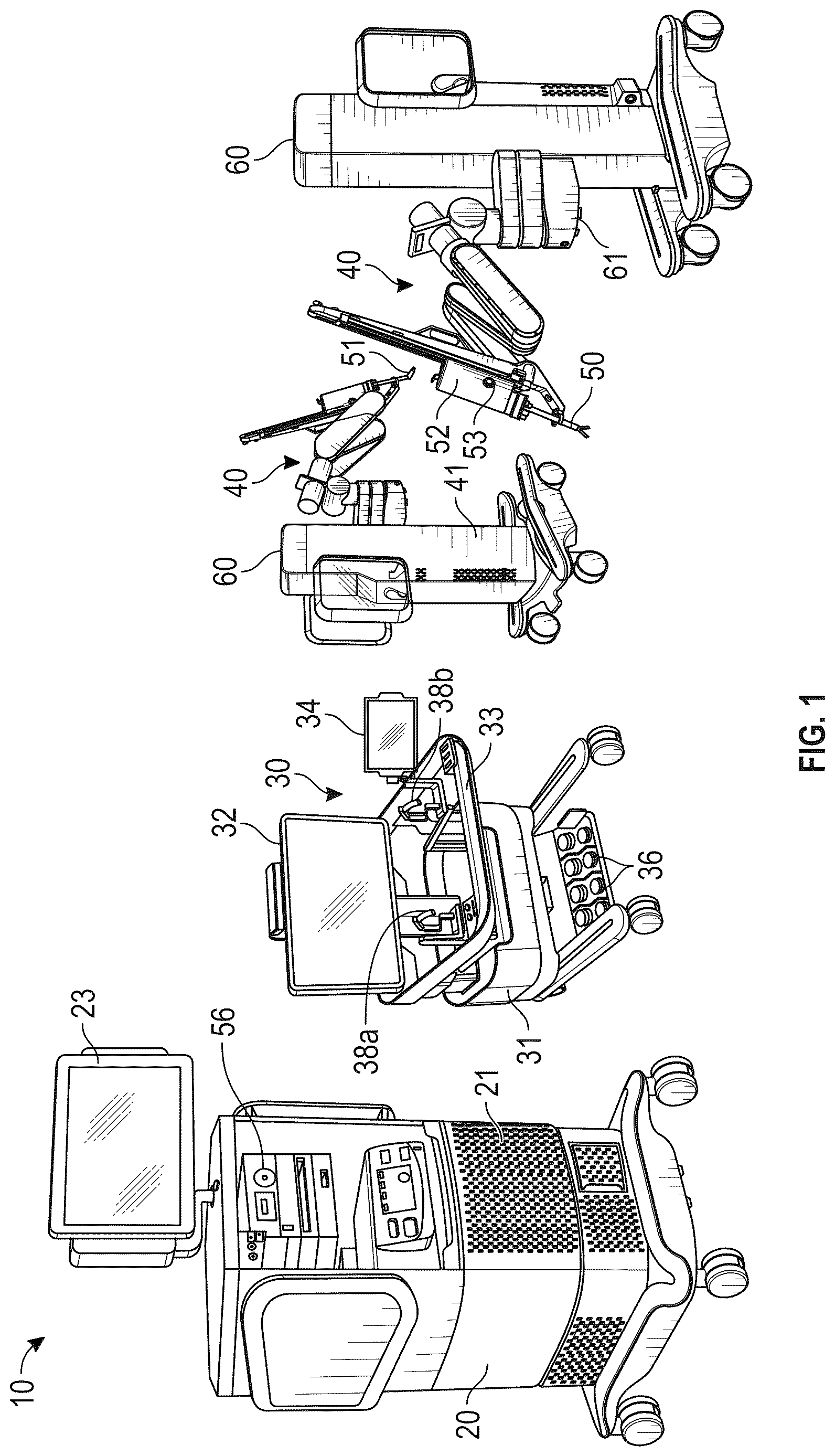 Patent US12616474 Figure 1 – Robotic or powered surgical stapler with predictive stapling end stop