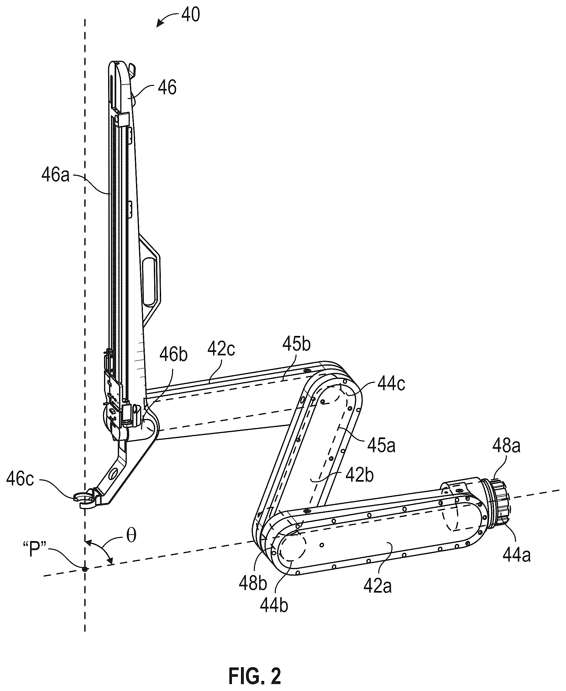 Patent US12616474 Figure 2 – Robotic or powered surgical stapler with predictive stapling end stop