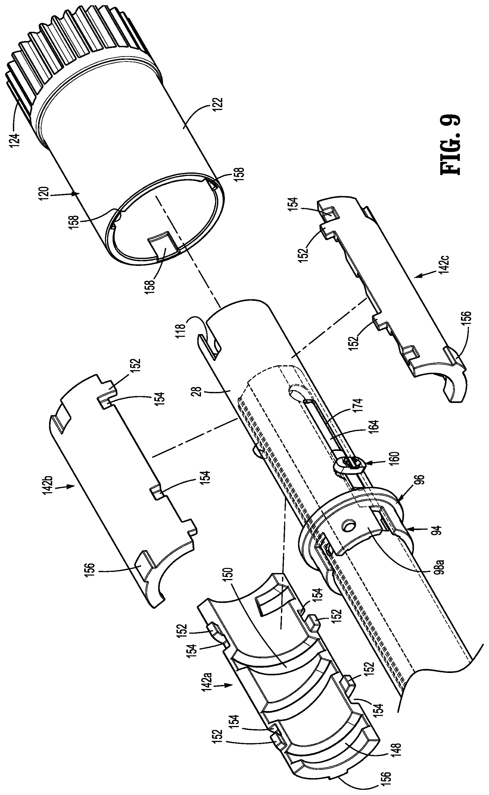 Patent US12616475 Figure 6 – Powered surgical stapling device with end effector articulation