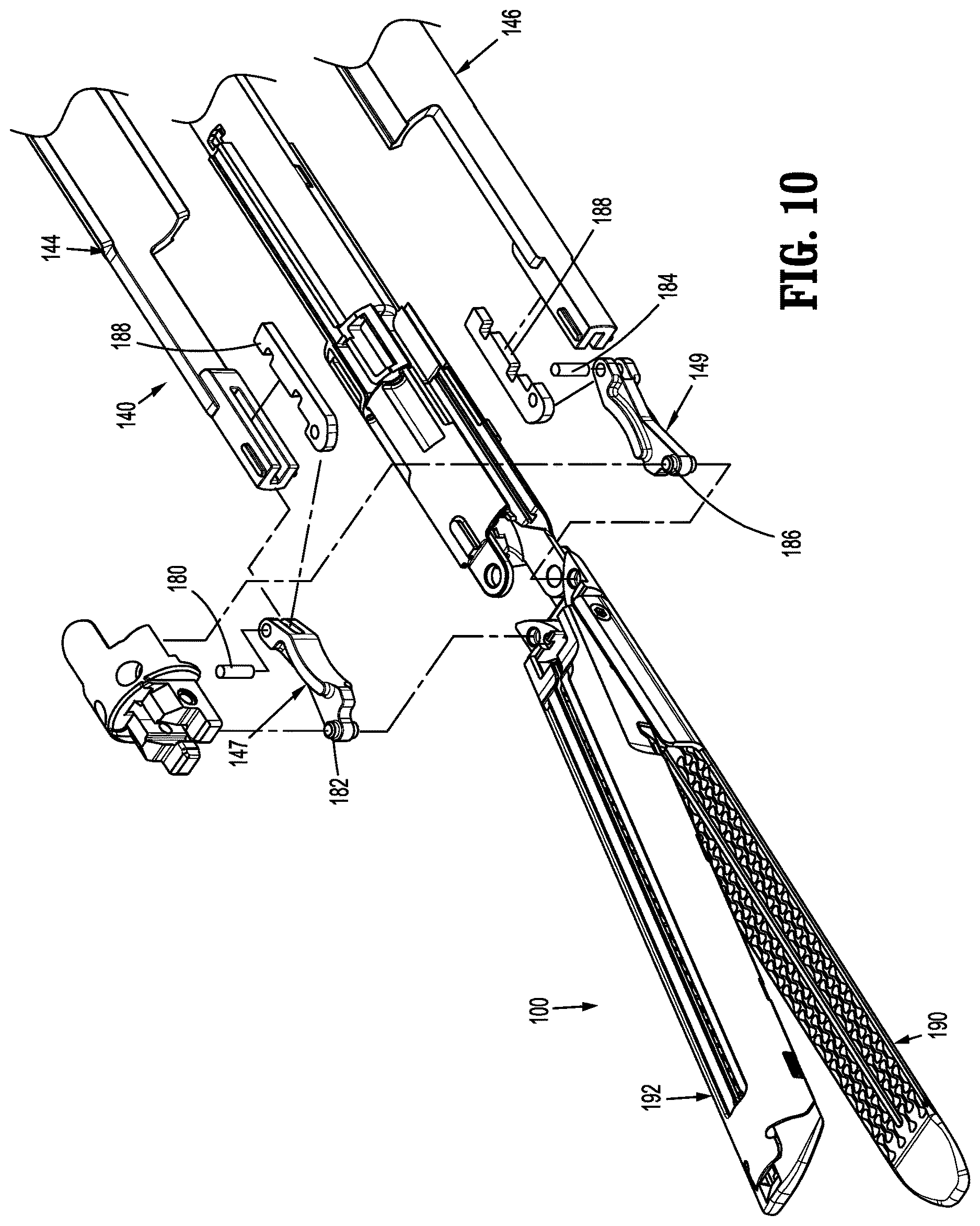 Patent US12616475 Figure 7 – Powered surgical stapling device with end effector articulation
