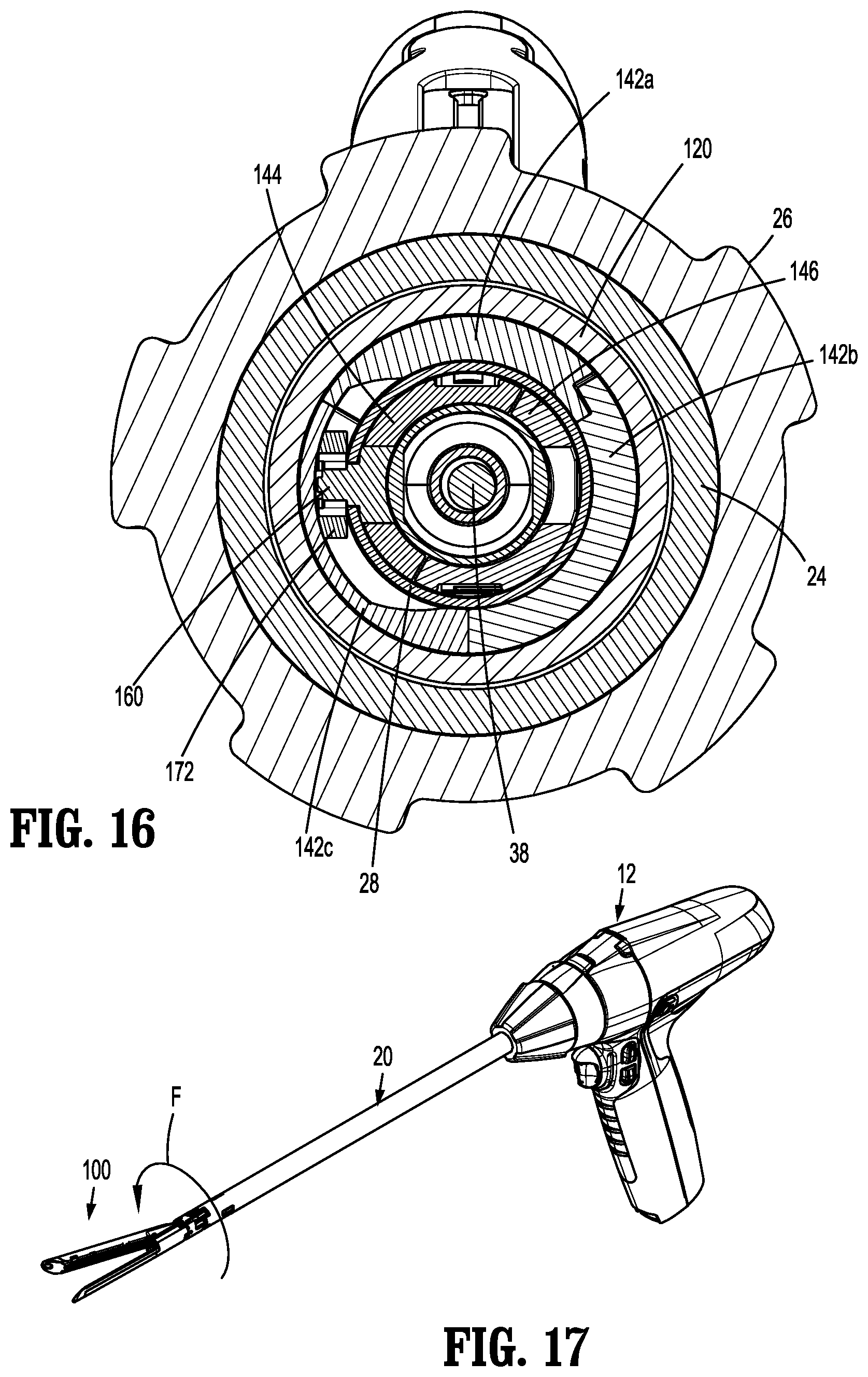 Patent US12616475 Figure 11 – Powered surgical stapling device with end effector articulation