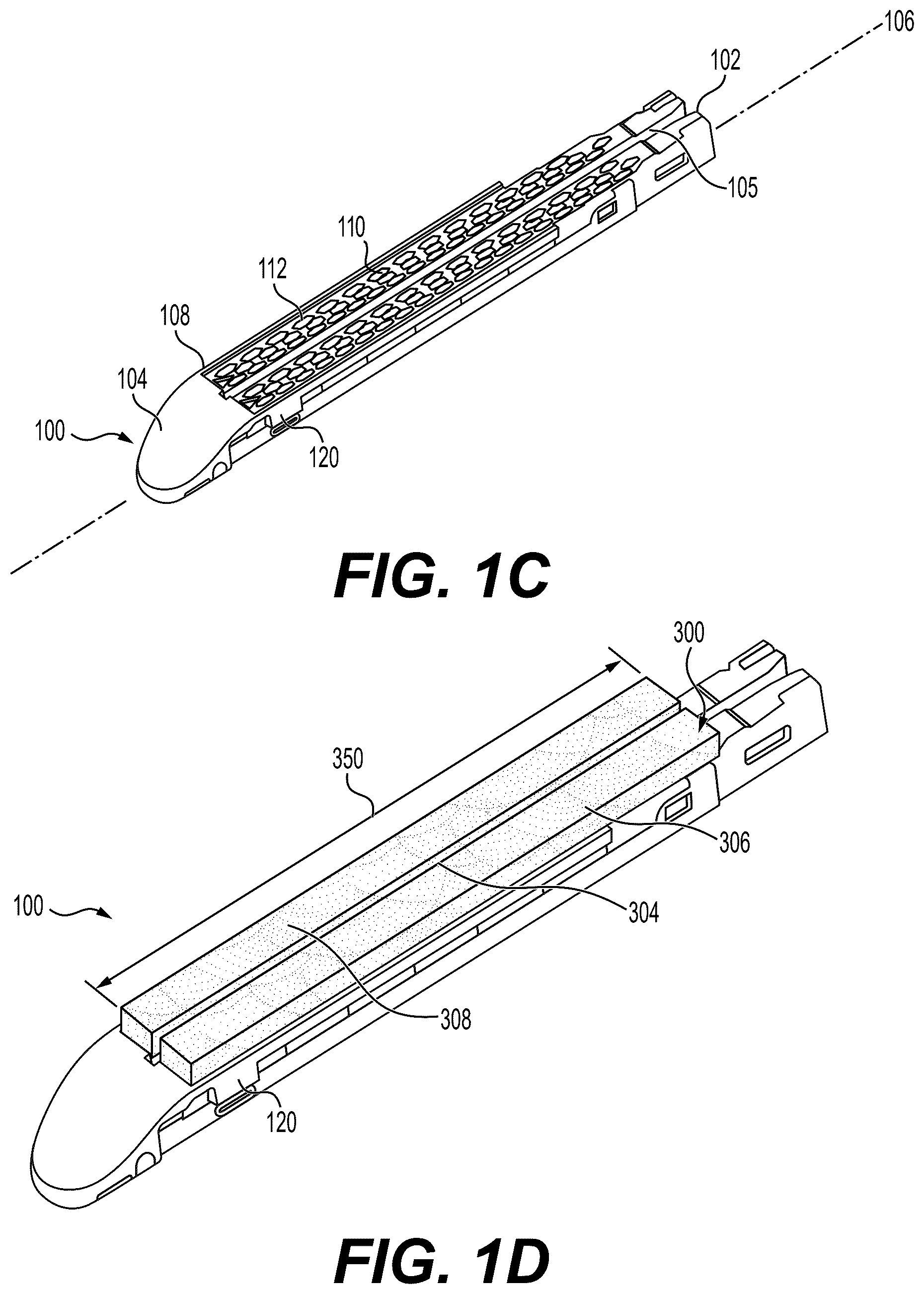 Patent US12616476 Figure 2 – Mechanical fixation of an implantable adjunct to a staple cartridge
