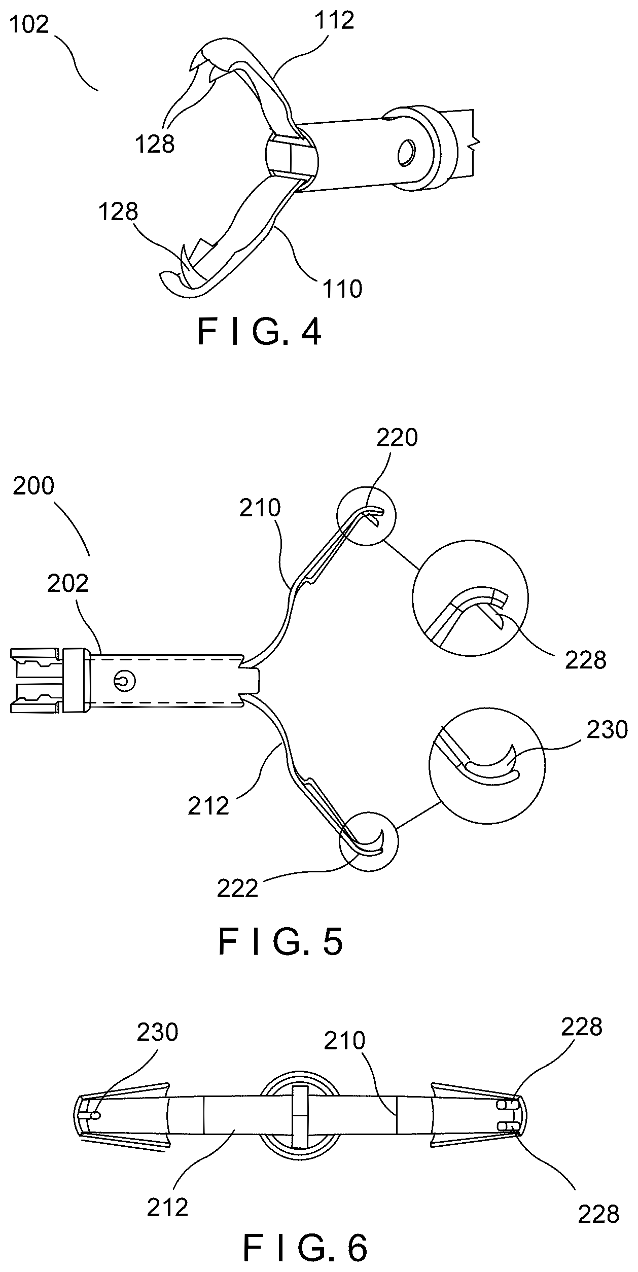 Patent US12616479 Figure 2 – Aggressive featured clips with improved tissue retention