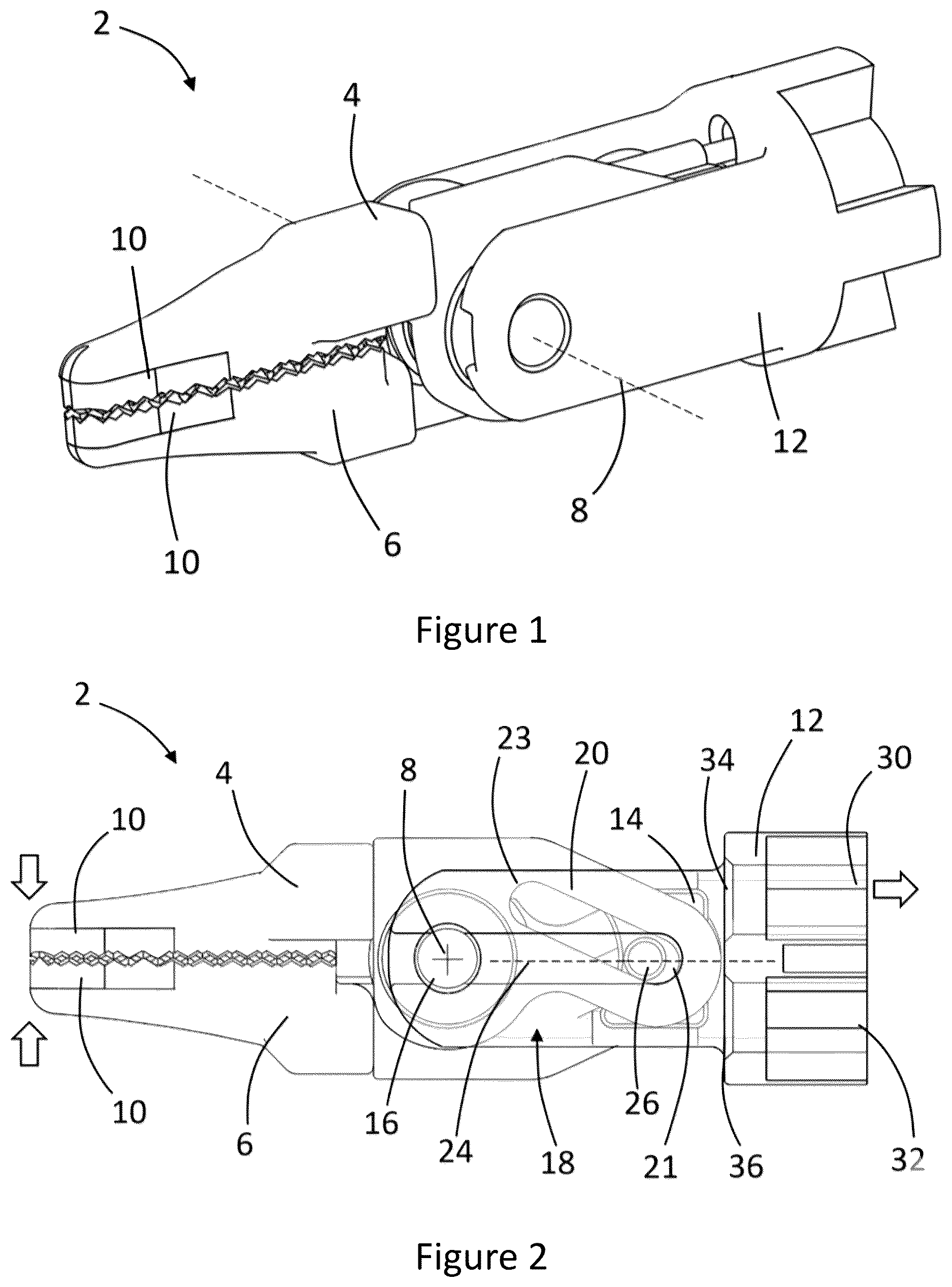 Patent US12616493 — Jaw actuation mechanism — Figure 1