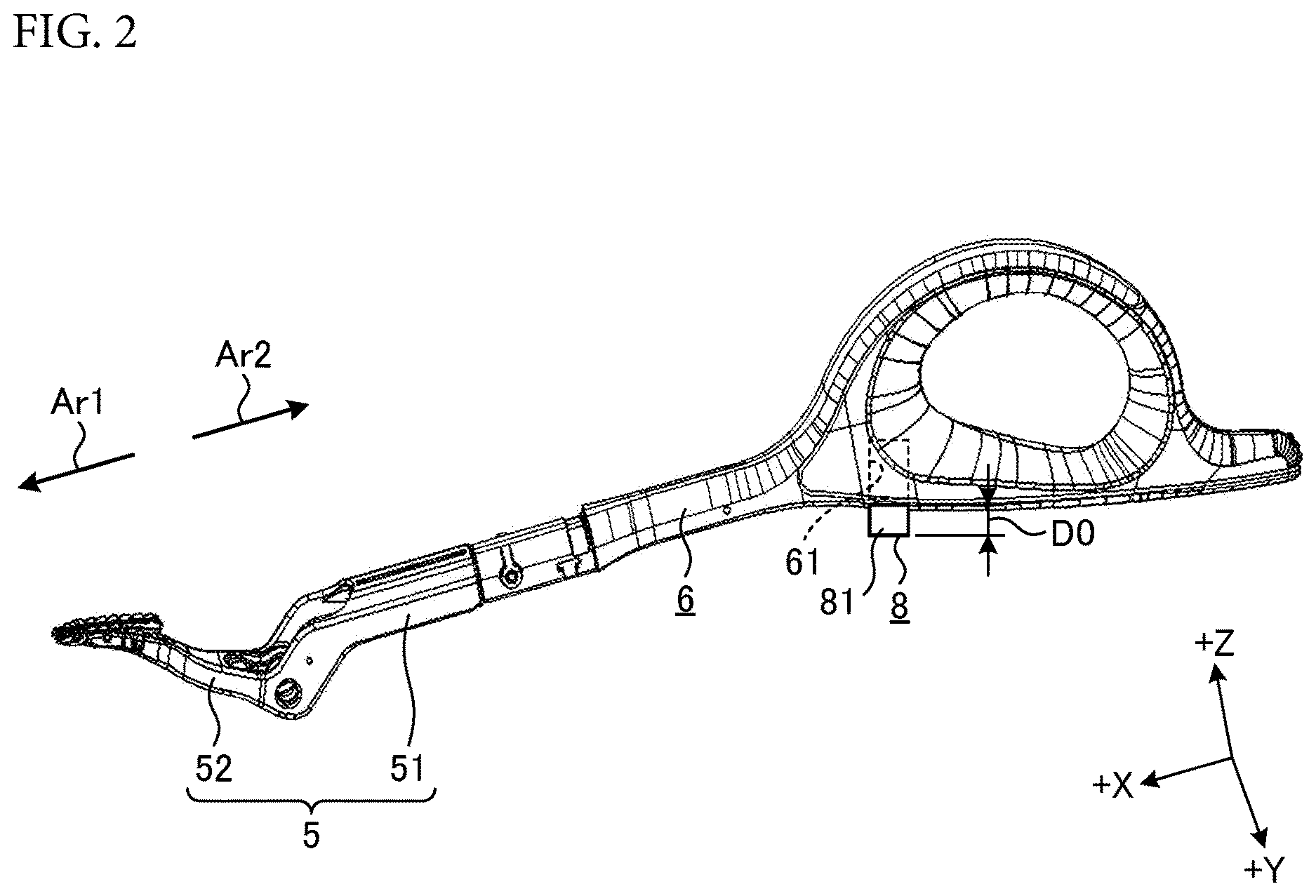 Patent US12616495 Figure 2 – Treatment tool and method of producing treatment tool
